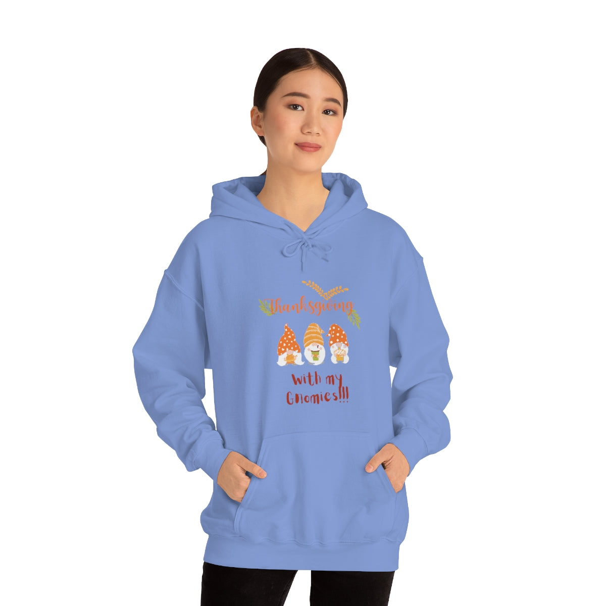 Thanksgiving With My Gnomies Unisex Heavy Blend™ Hooded Sweatshirt
