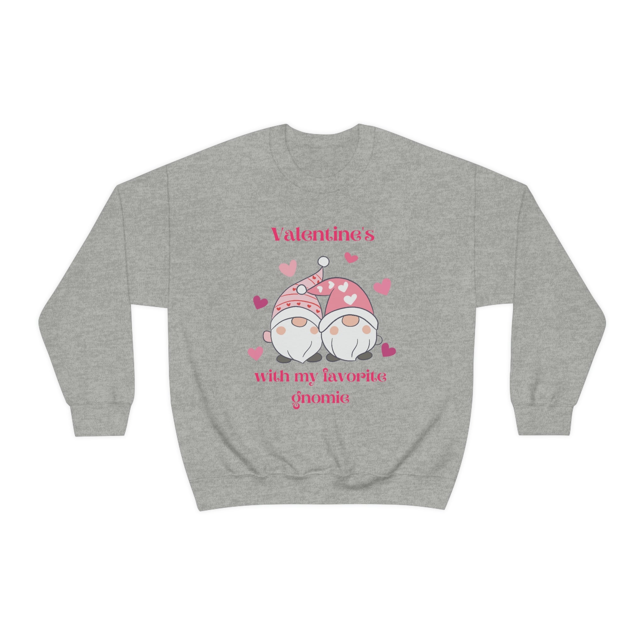 Valentine's With My Favorite Gnomie Unisex Heavy Blend™ Crewneck Sweatshirt