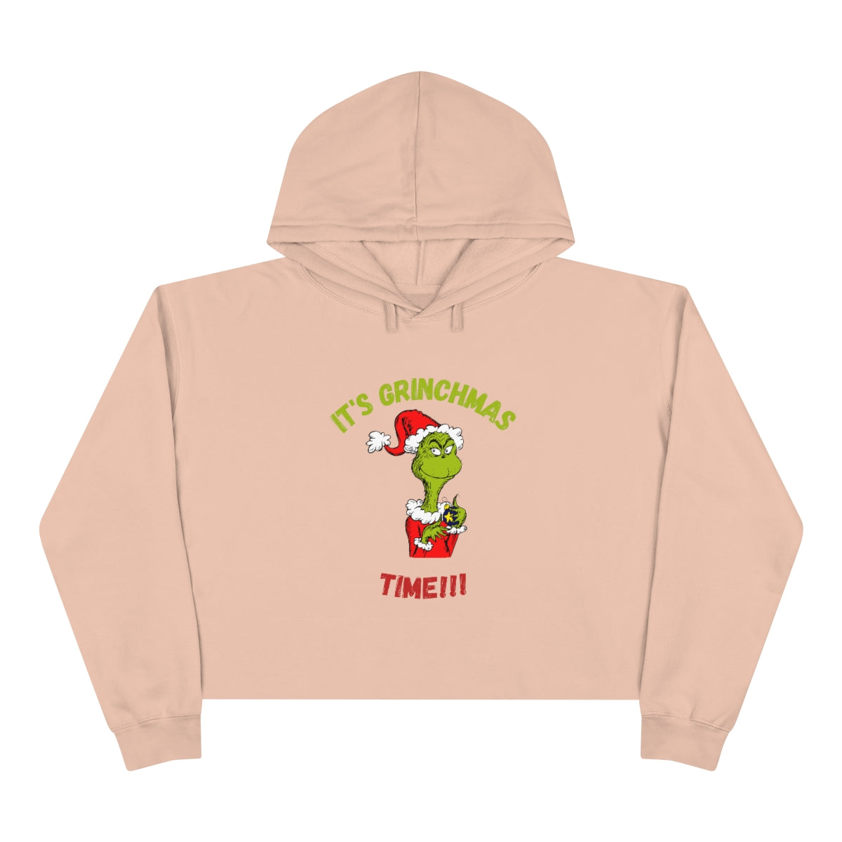 It's Grinchmas Time!! Crop Hoodie