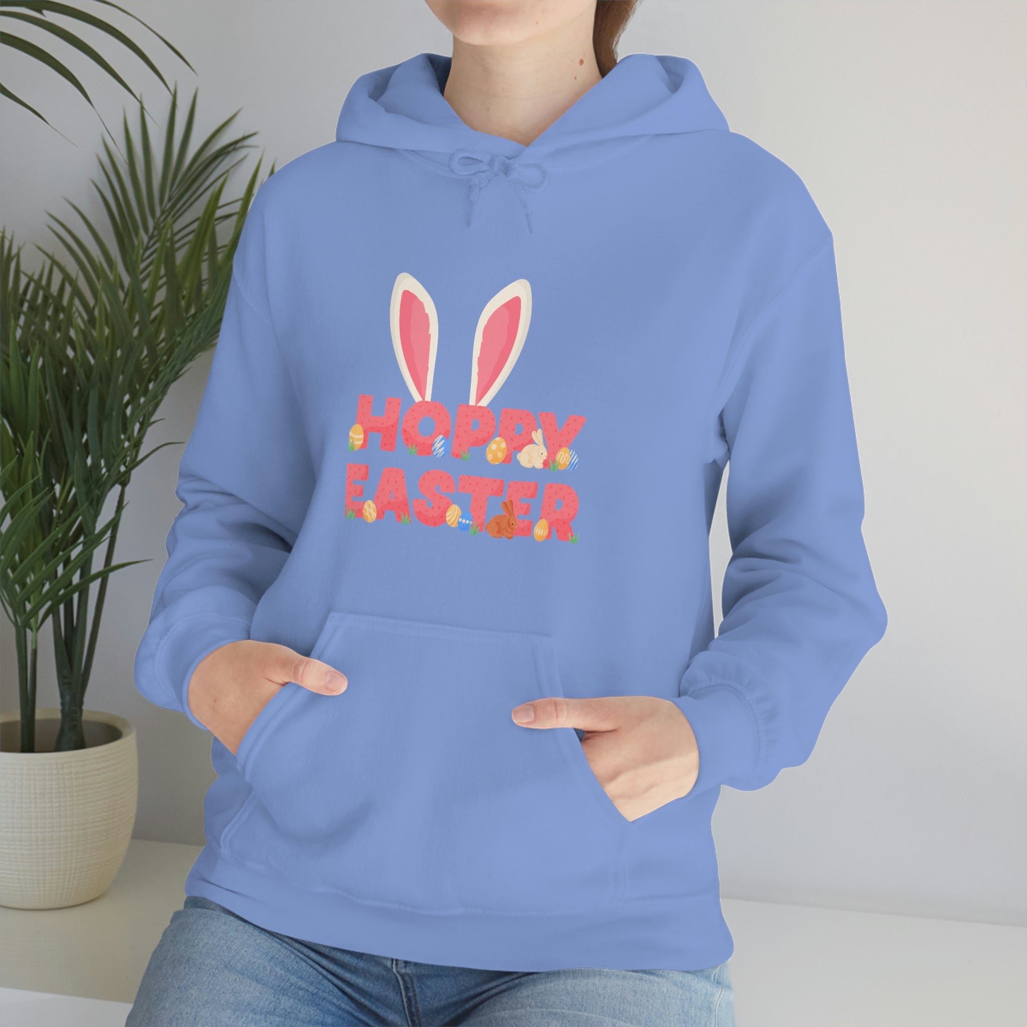 The Hoppy Easter Unisex Heavy Blend™ Hooded Sweatshirt