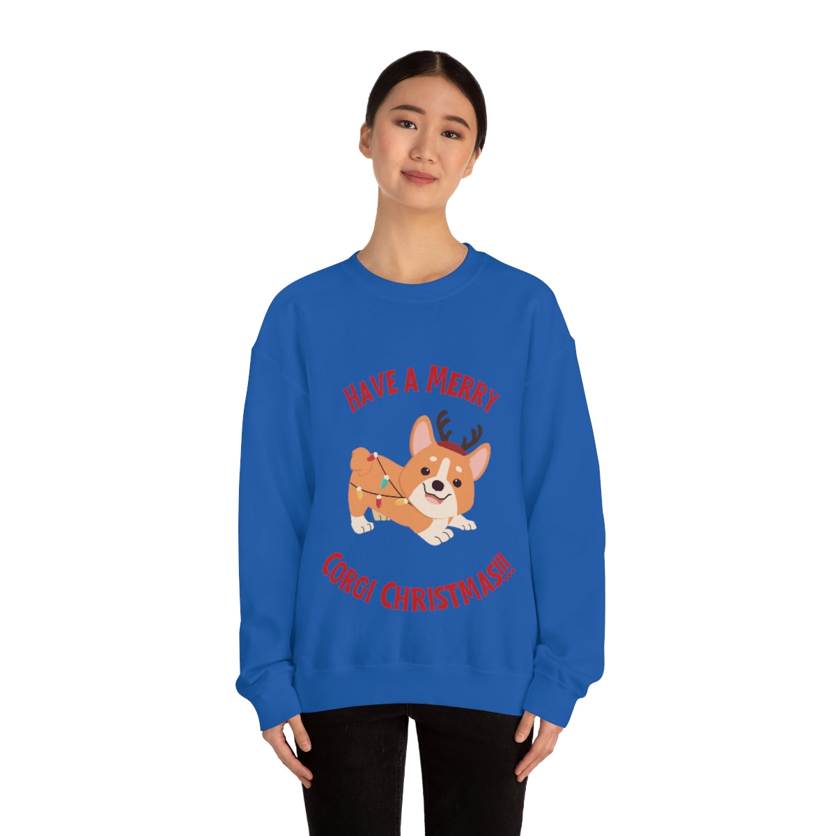 Have A Merry Corgi Christmas Unisex Heavy Blend™ Crewneck Sweatshirt