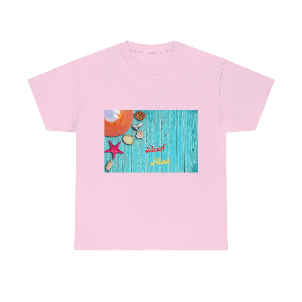 The Beach Please Unisex Heavy Cotton Tee