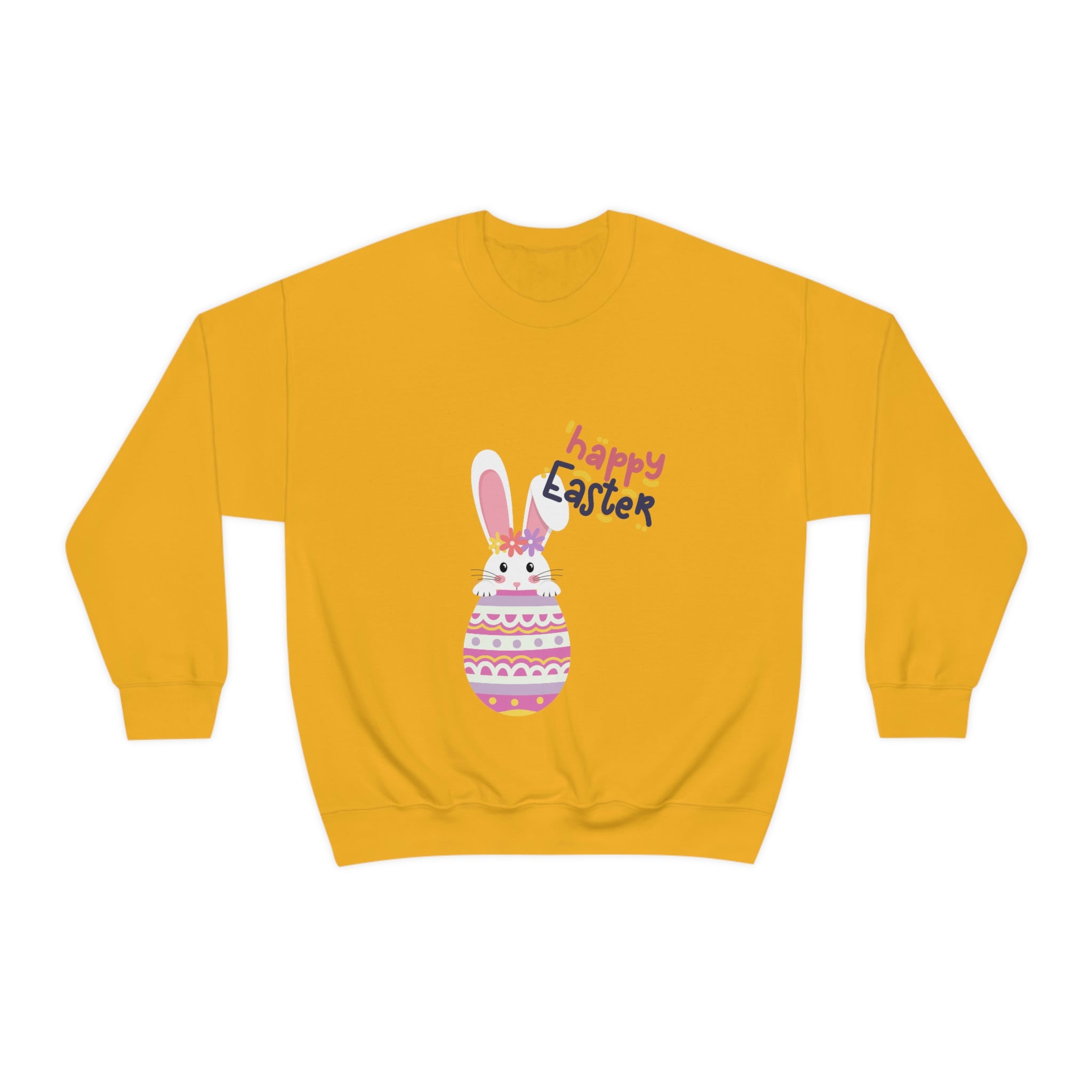 Happy Easter Day Bunny Unisex Heavy Blend™ Crewneck Sweatshirt