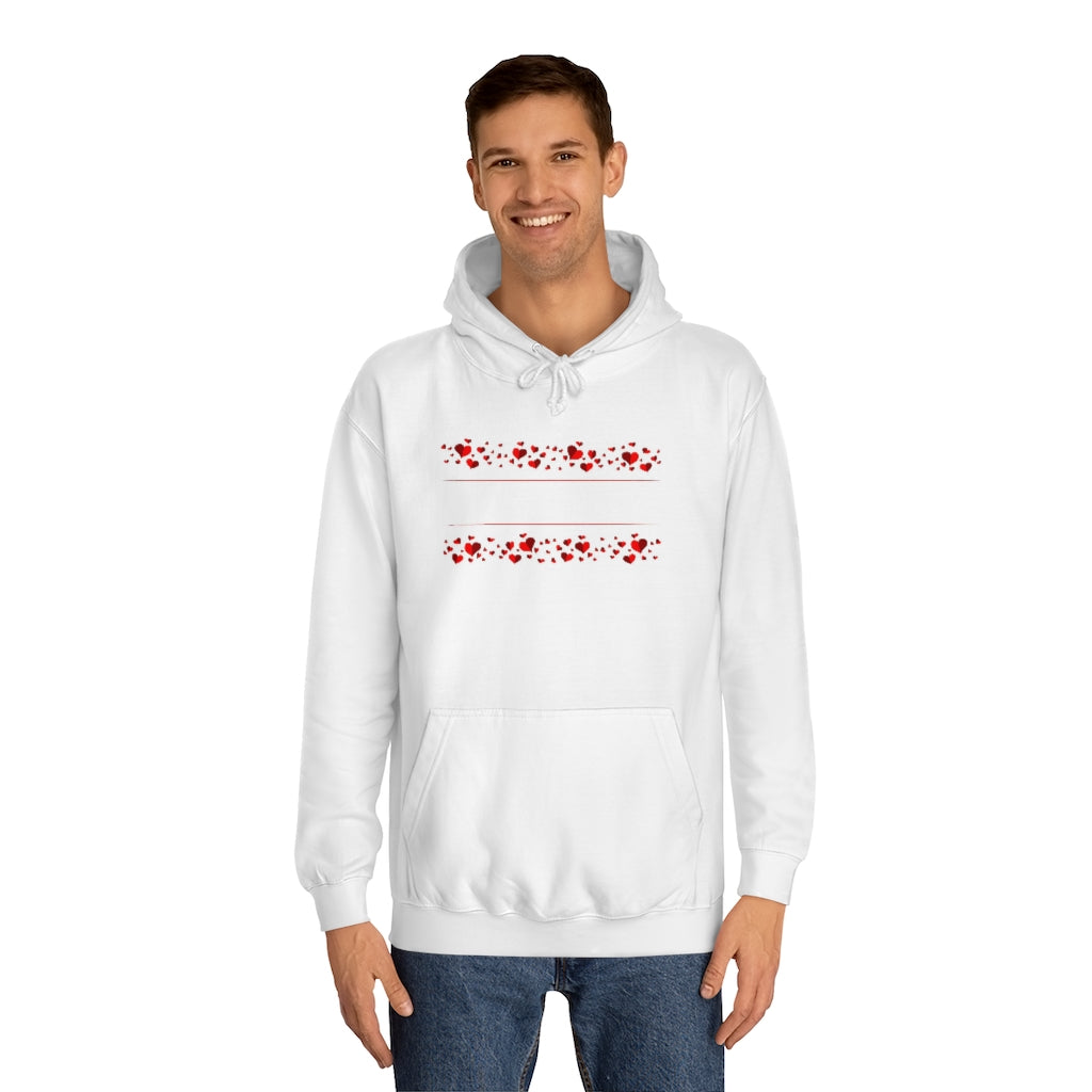 Hearts Unisex College Hoodie