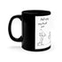 Golfer Black Coffee Mug, 11oz