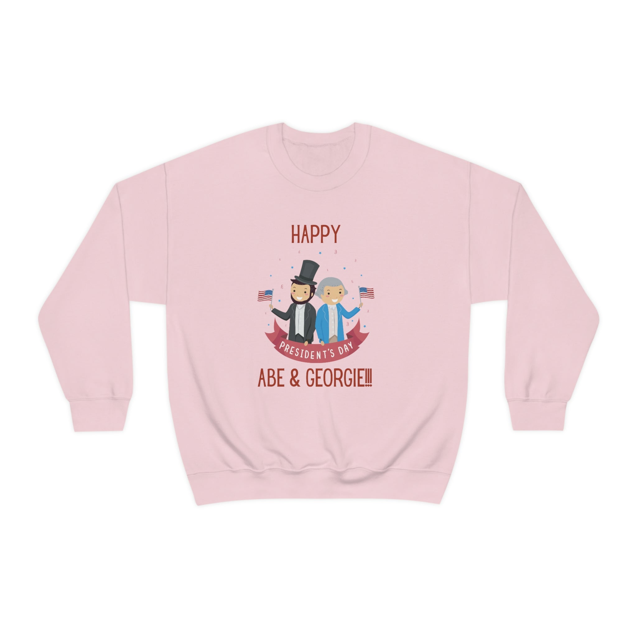 Happy President's Day Abe & Georgie!!! Unisex Heavy Blend™ Crewneck Sweatshirt