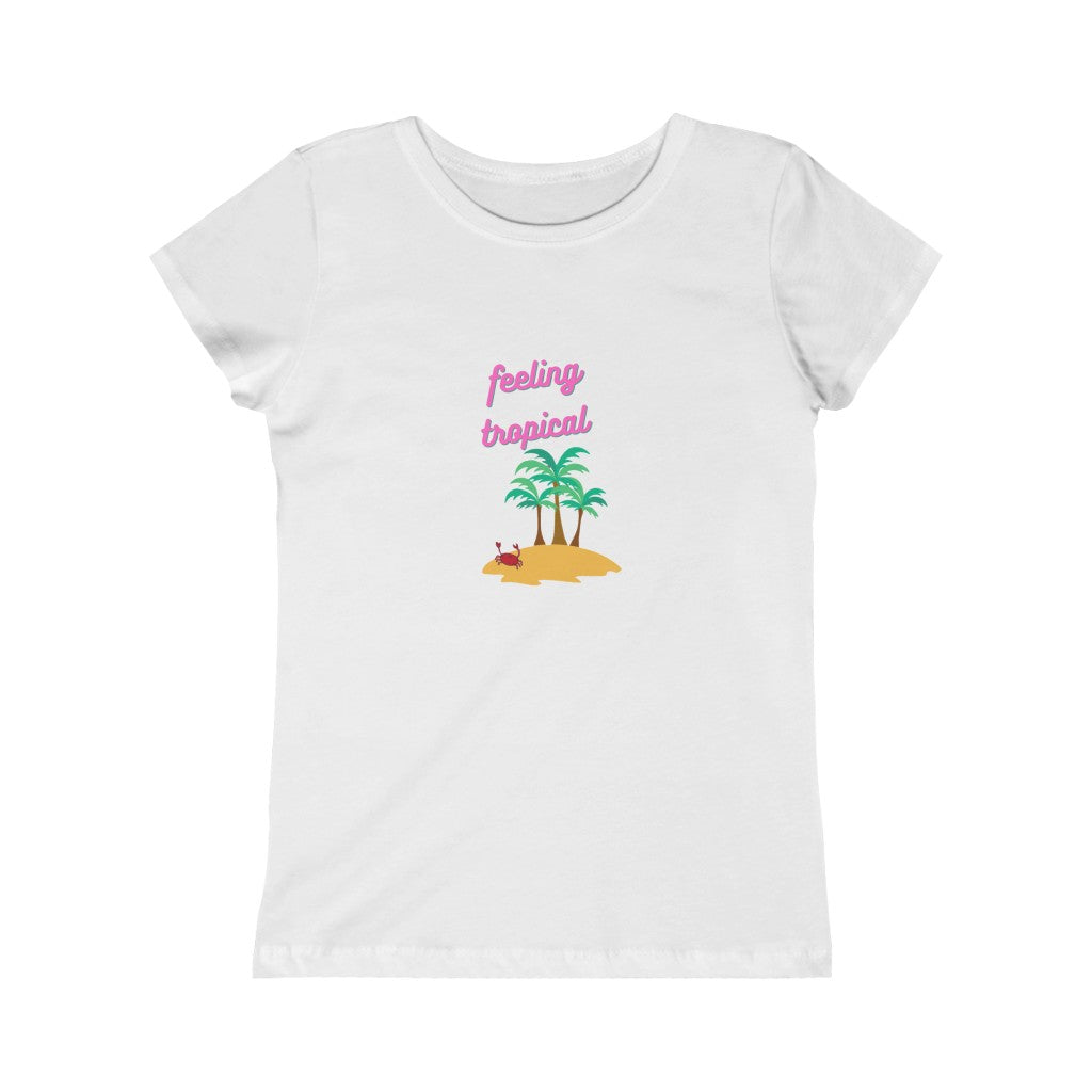 Feeling Tropical Girls Princess Tee