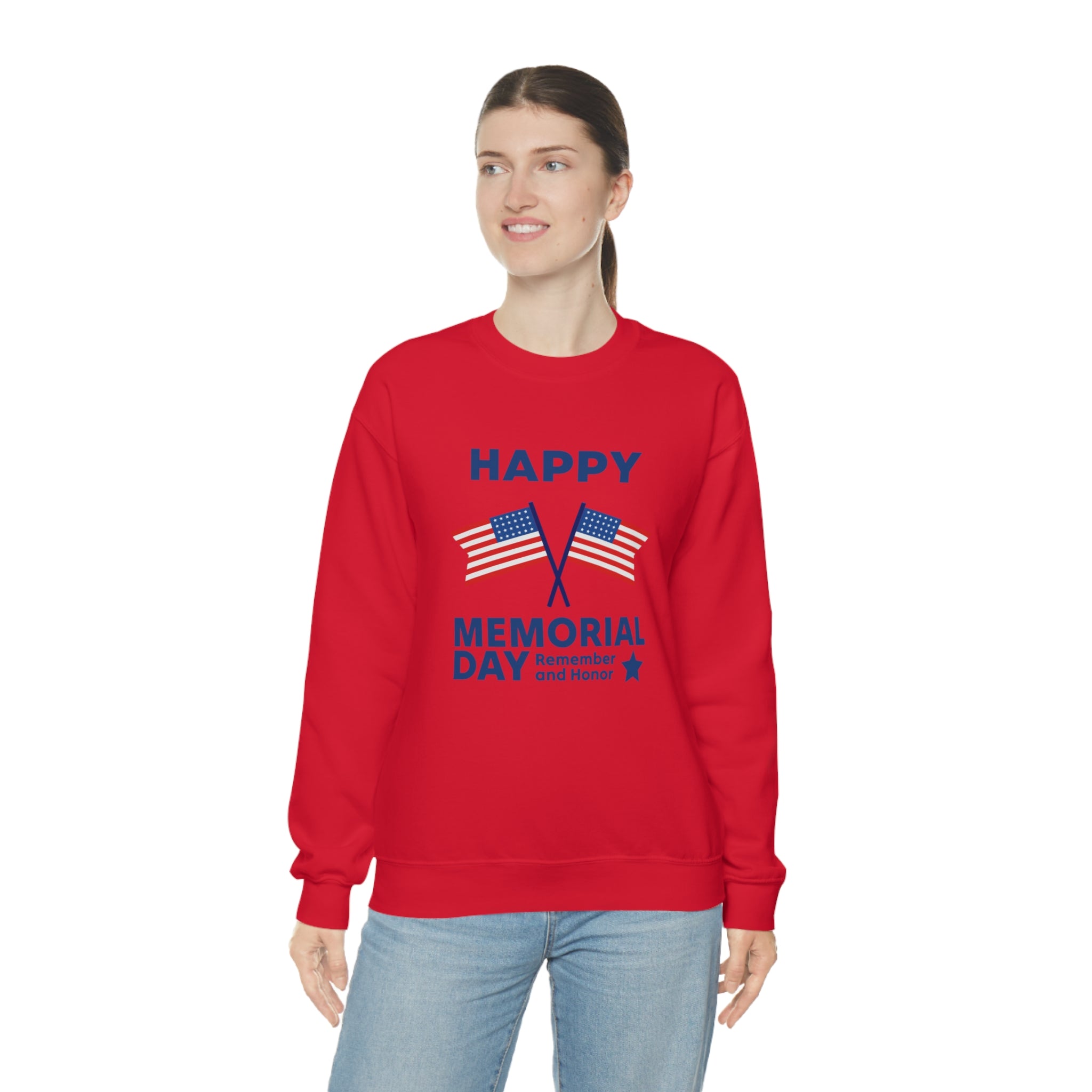 Happy Memorial Day Unisex Heavy Blend™ Crewneck Sweatshirt