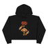 Happy Thanksgiving Pilgrim Turkey Crop Hoodie