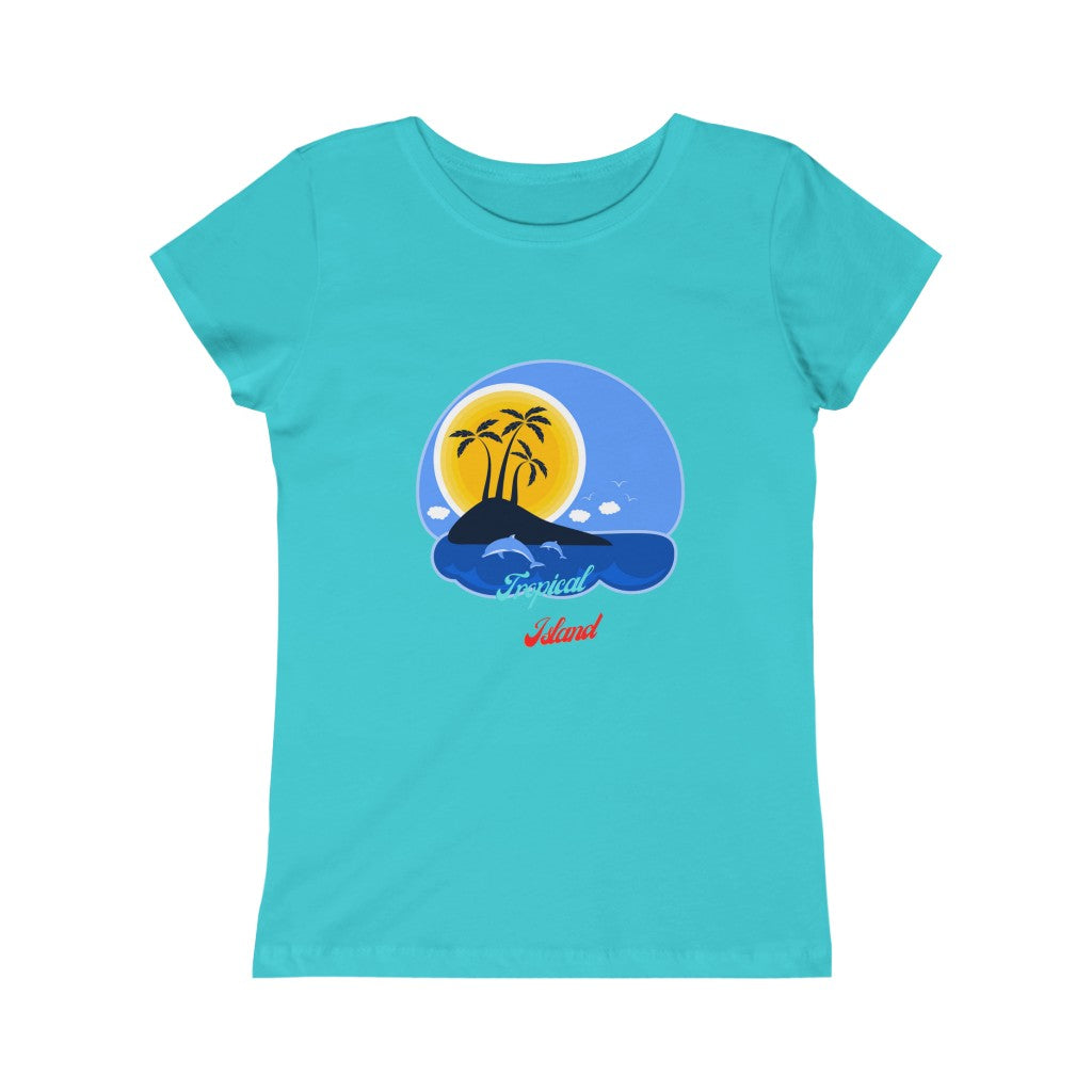 Tropical Island Girls Princess Tee