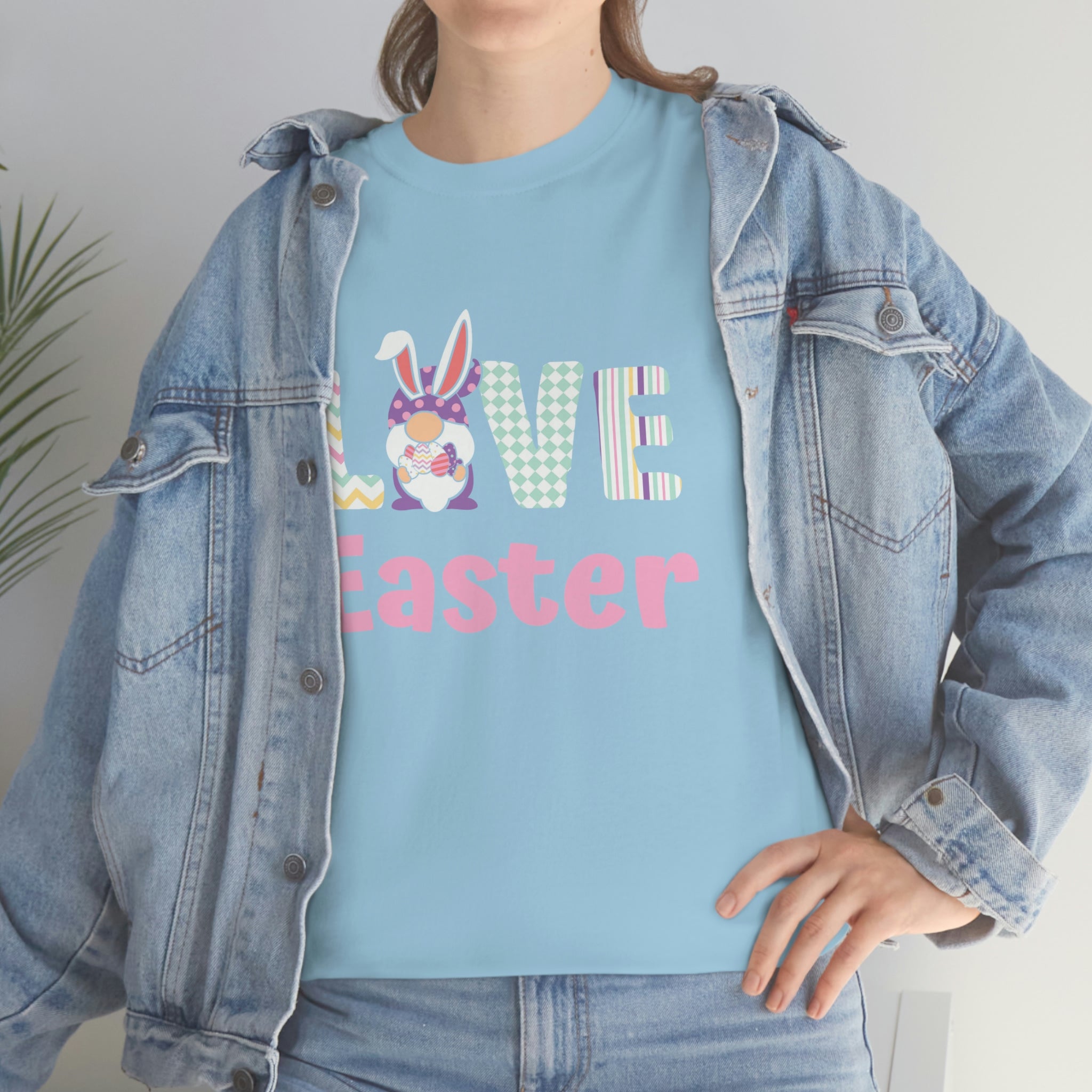 Gnome Love Easter Unisex Heavy Cotton Tee