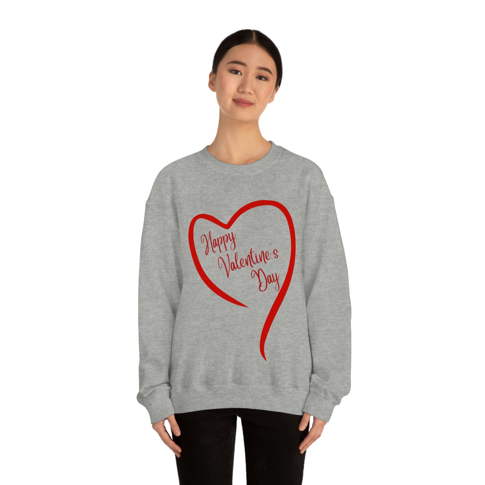 Happy Valentine's Day Unisex Heavy Blend™ Crewneck Sweatshirt