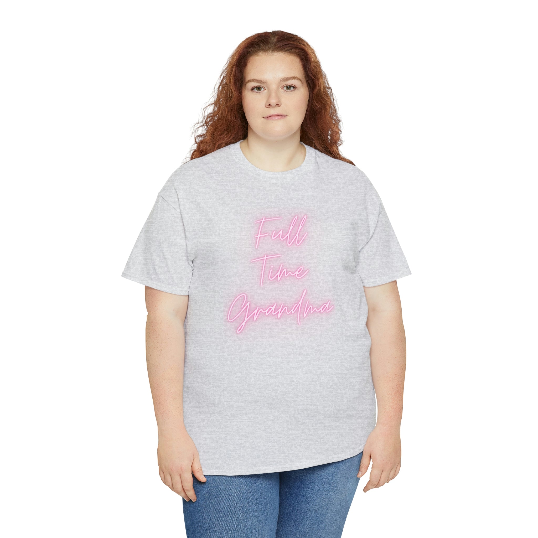 Full Time Grandma Unisex Heavy Cotton Tee