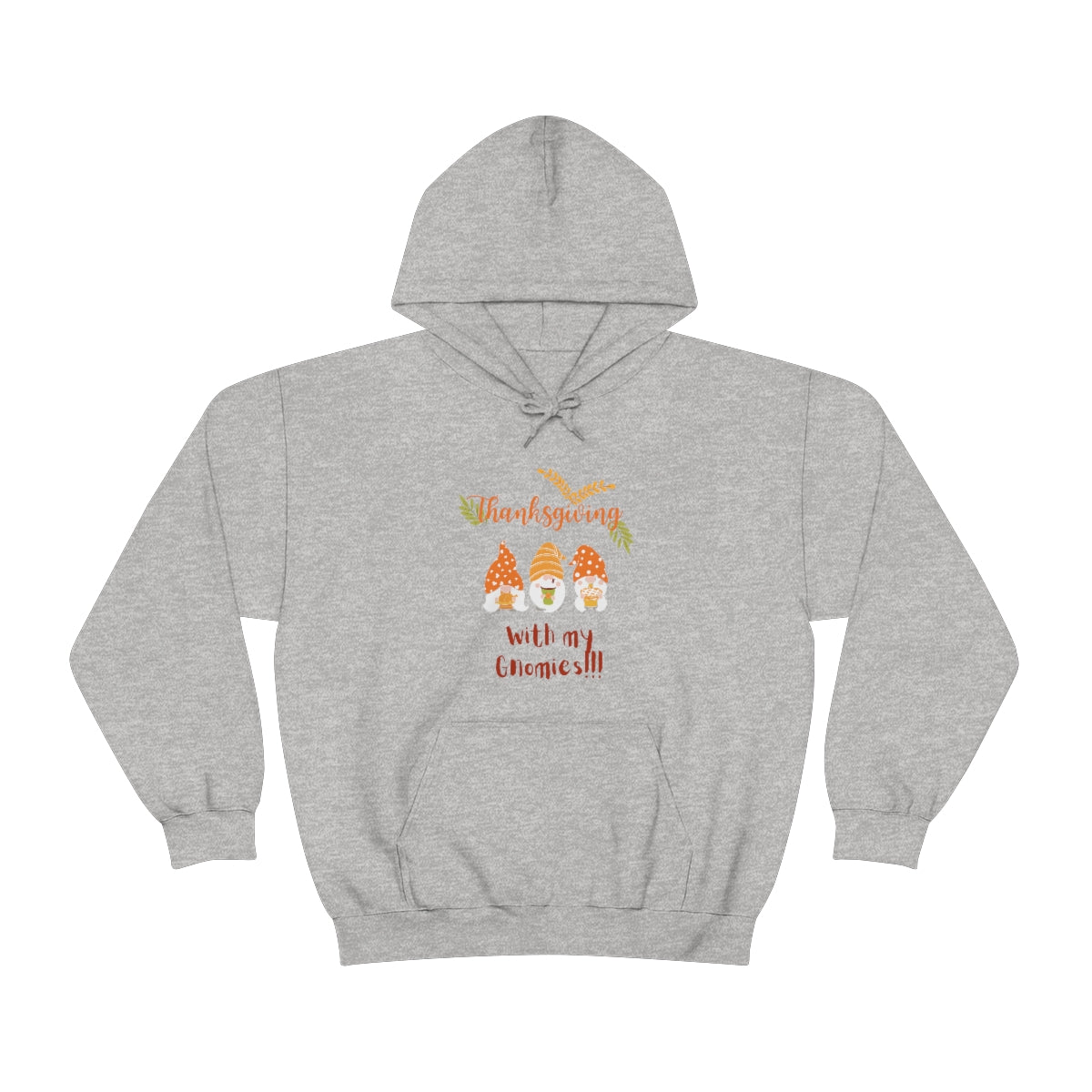 Thanksgiving With My Gnomies Unisex Heavy Blend™ Hooded Sweatshirt