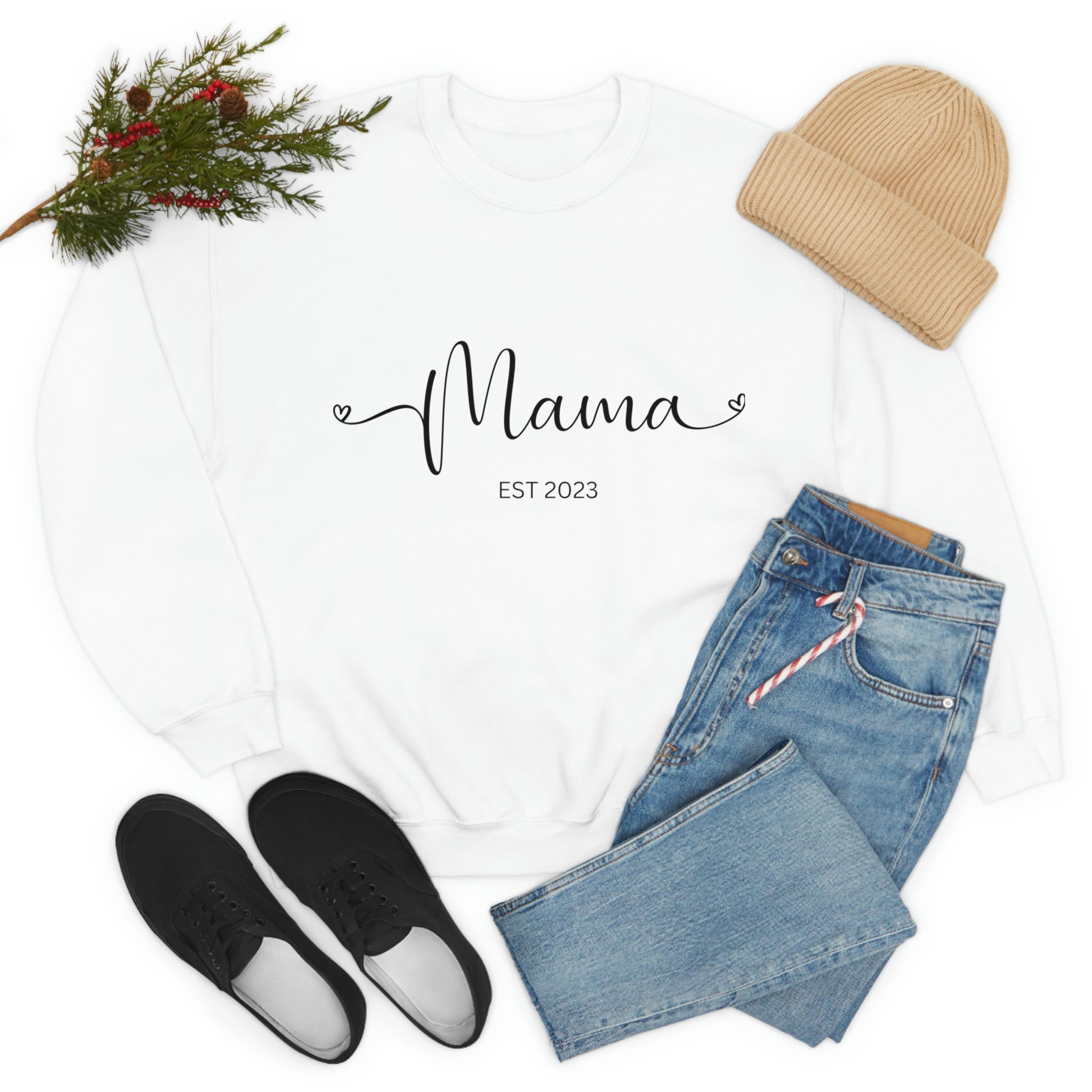 Happy Mama Day Unisex Heavy Blend™ Crewneck Sweatshirt