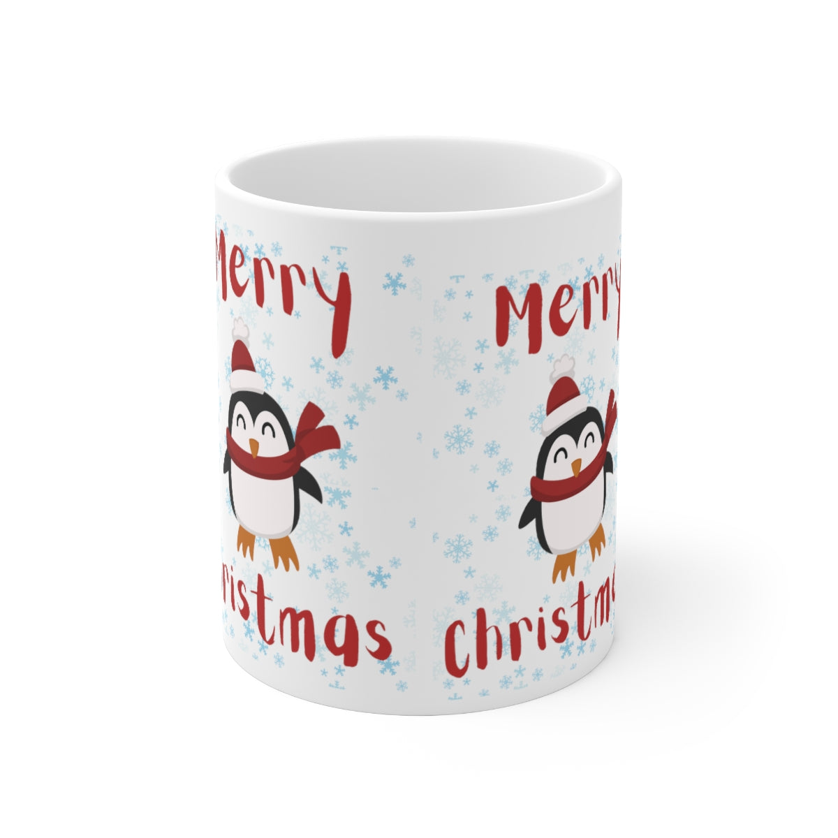 Cute Penguin Christmas Ceramic Mug 11oz