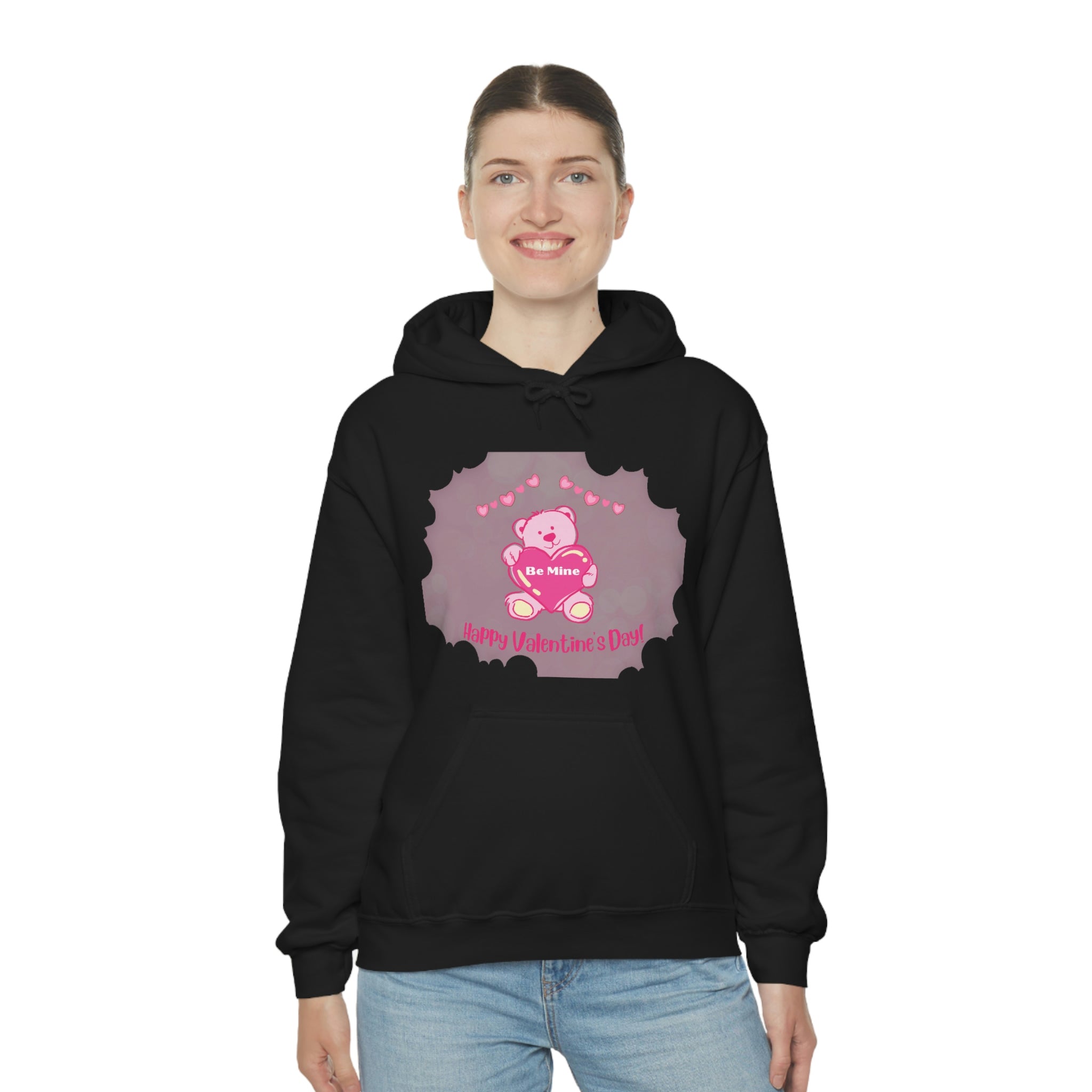 Happy Valentine's Day Be Mine Unisex Heavy Blend™ Hooded Sweatshirt