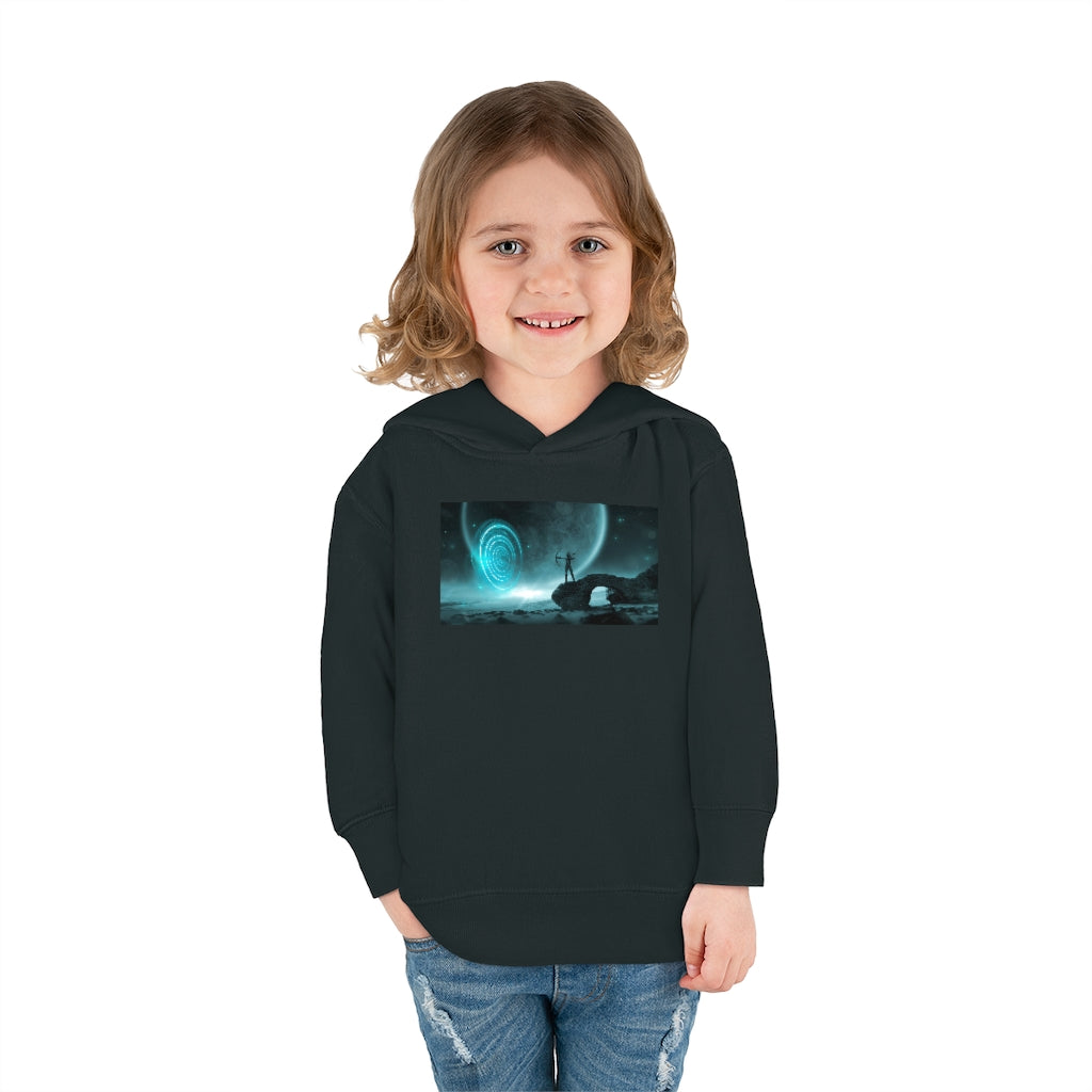 Mystical Moon Toddler Pullover Fleece Hoodie