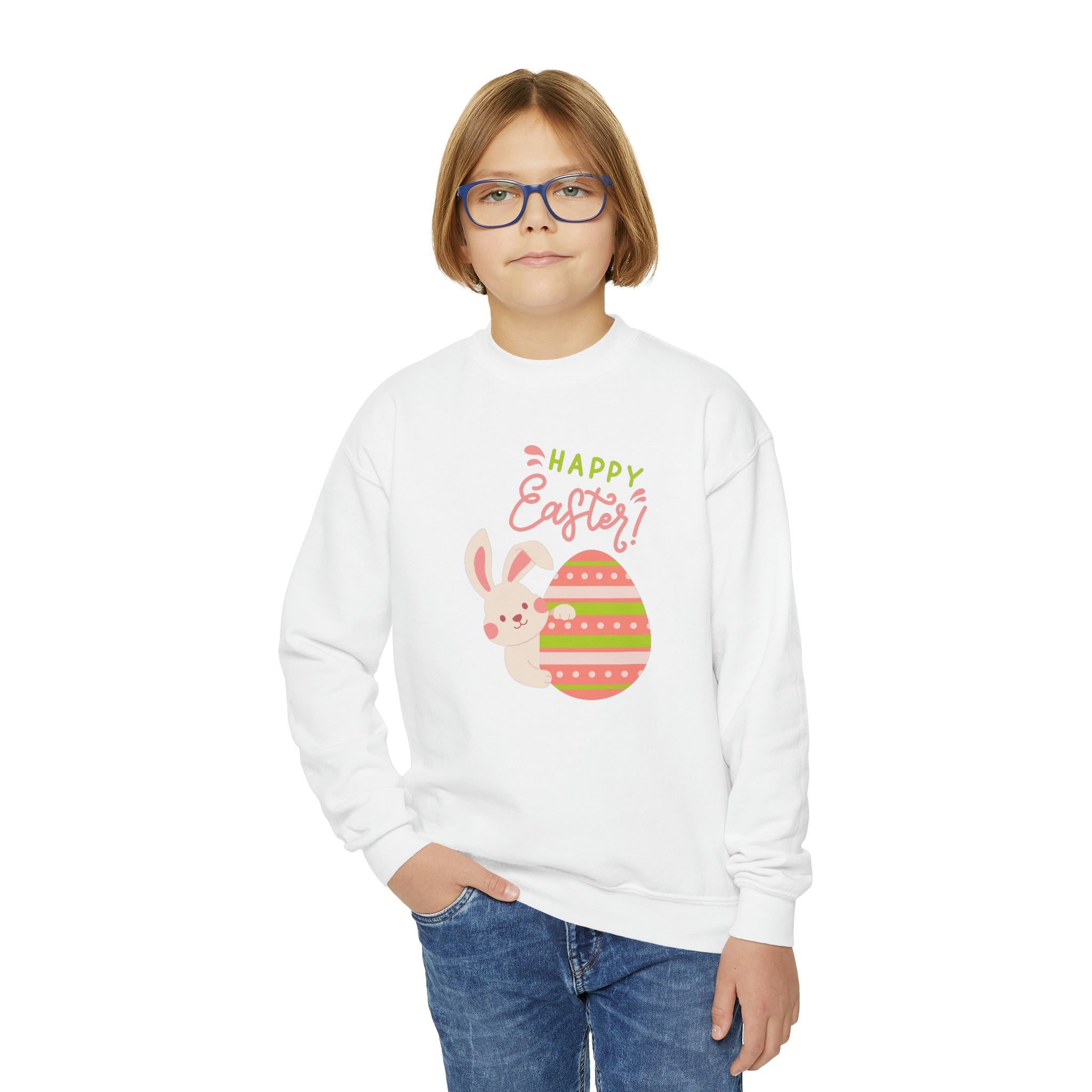 Easter Egg Youth Crewneck Sweatshirt