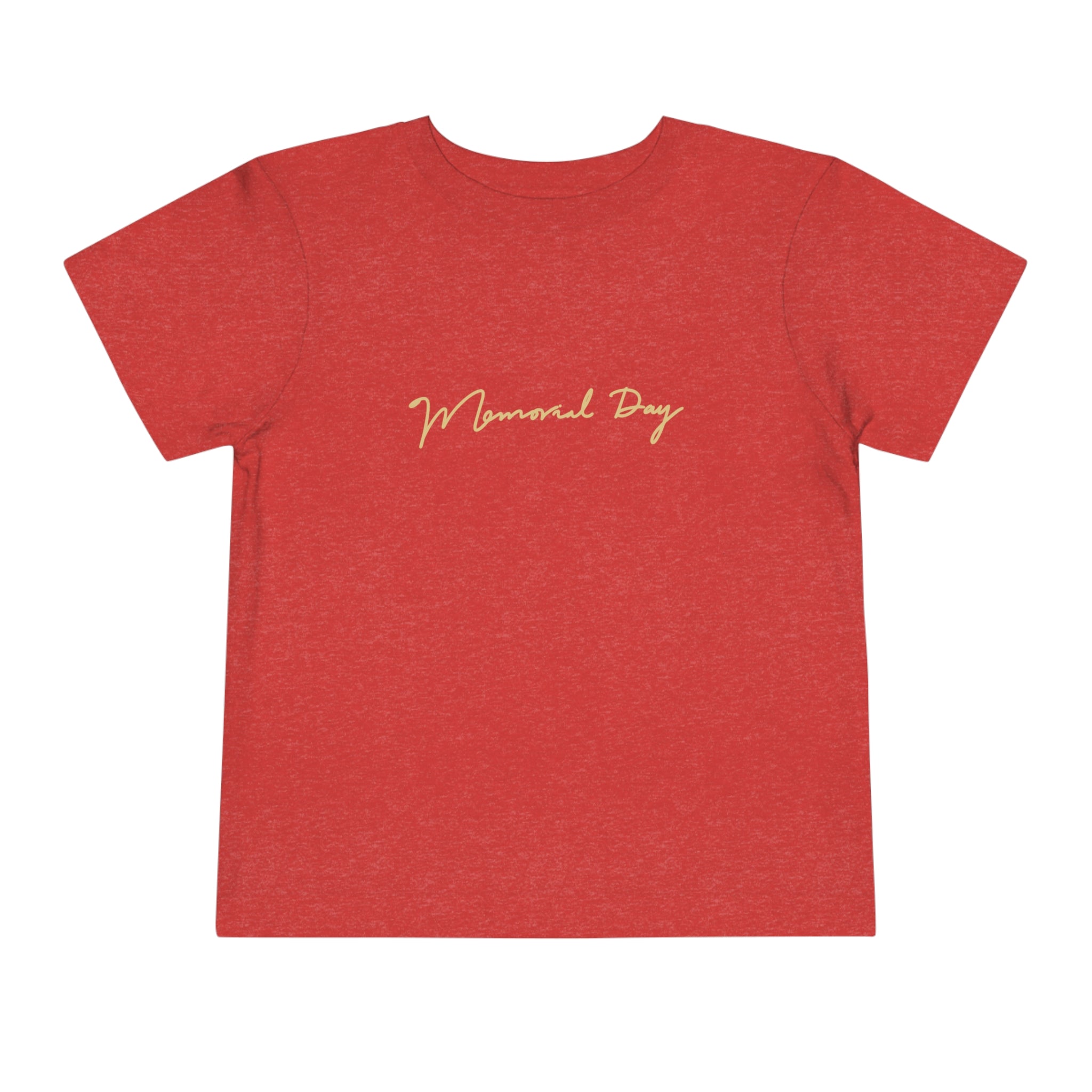 Memorial Day Toddler Short Sleeve Tee