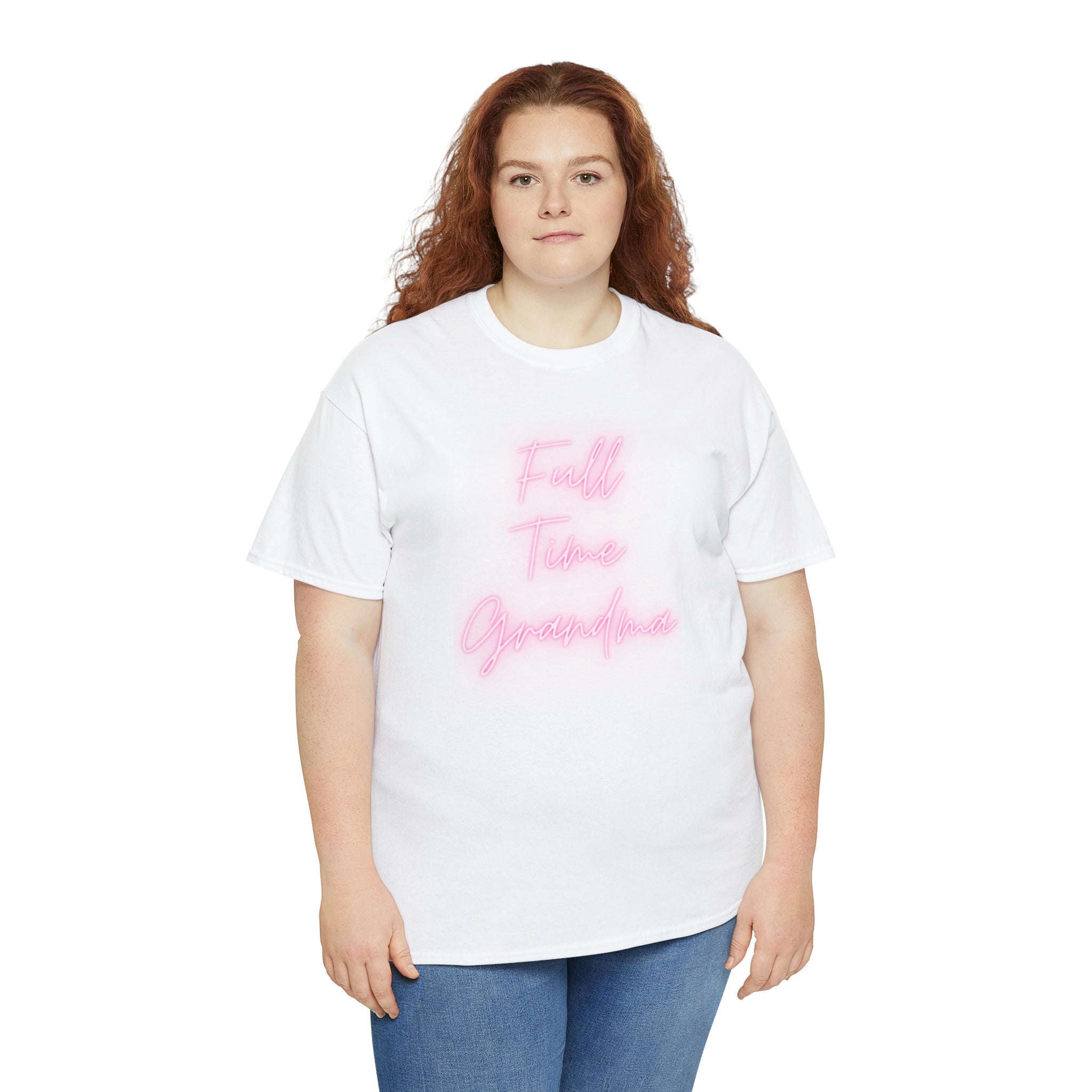 Full Time Grandma Unisex Heavy Cotton Tee