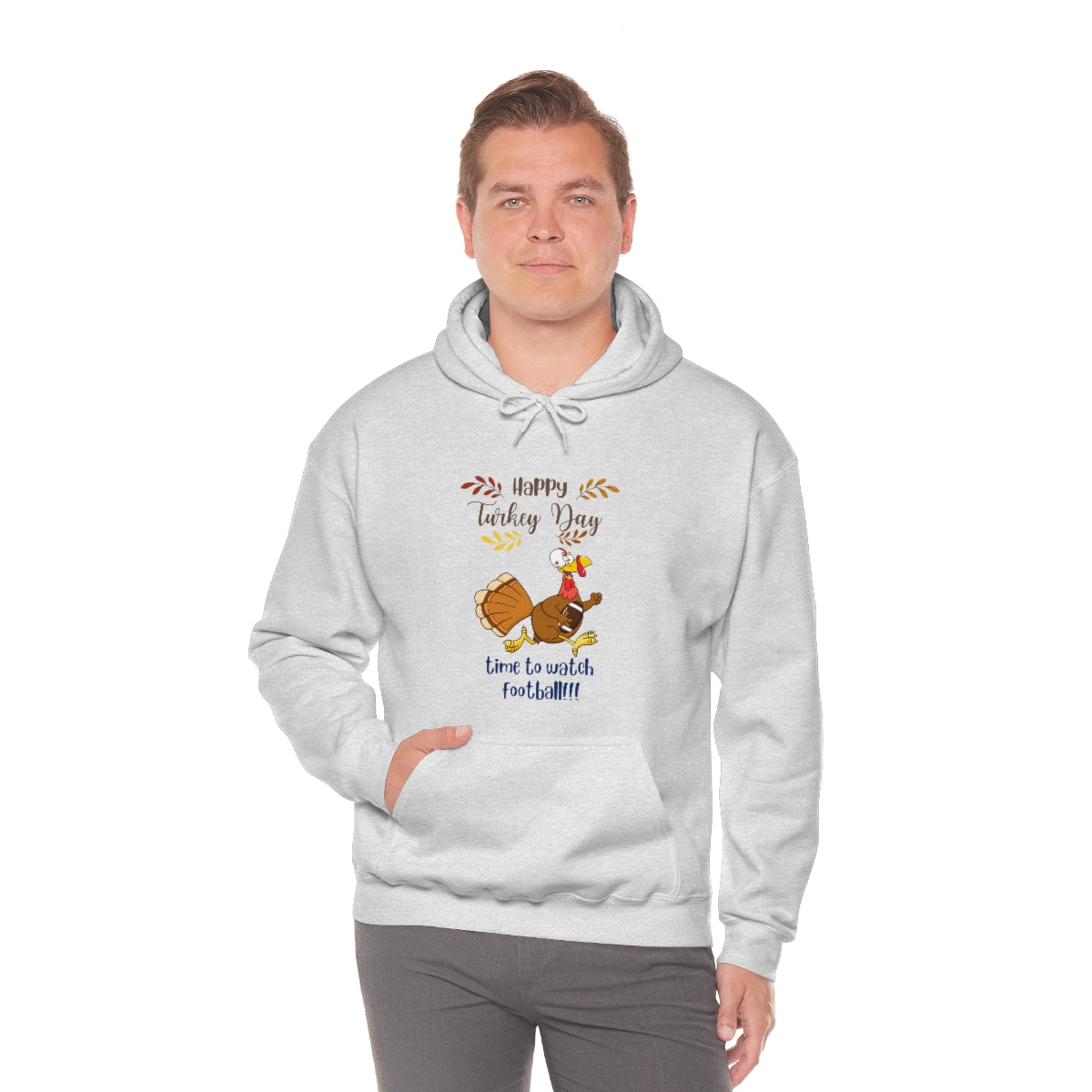 Happy Turkey Day Unisex Heavy Blend™ Hooded Sweatshirt