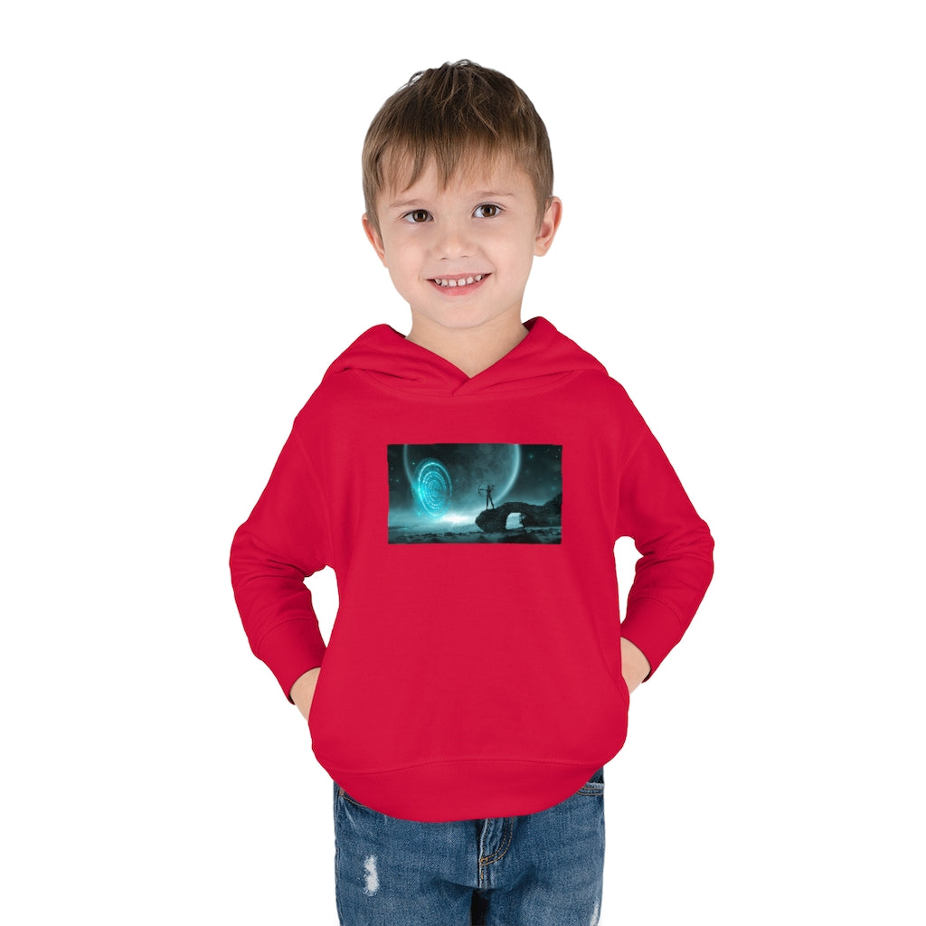 Mystical Moon Toddler Pullover Fleece Hoodie