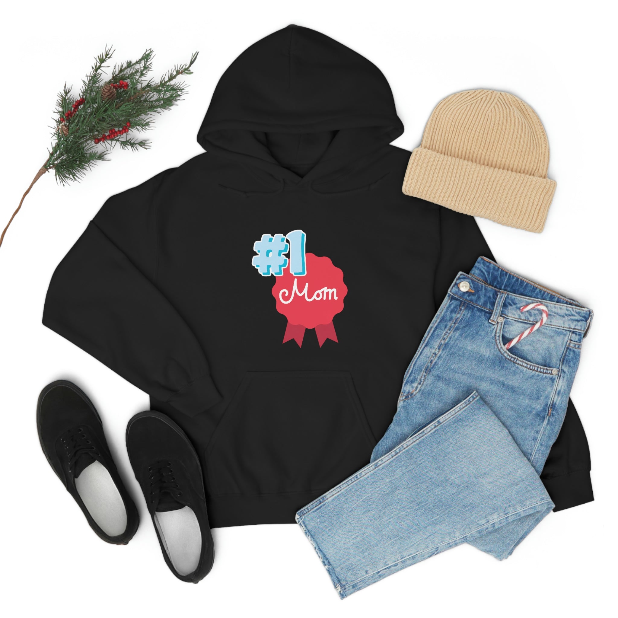 Mom You're No.1 Unisex Heavy Blend™ Hooded Sweatshirt