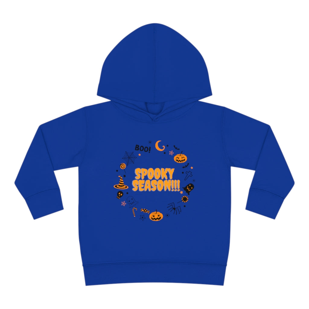 Spooky Season Boo!! Toddler Pullover Fleece Hoodie