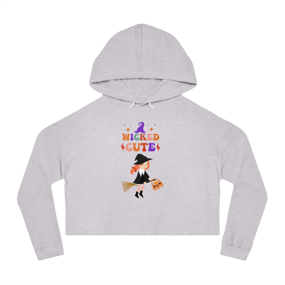 Wicked Cute Women’s Cropped Hooded Sweatshirt