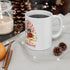 Happy Thanksgiving Turkey Pilgrim Ceramic Mug 11oz