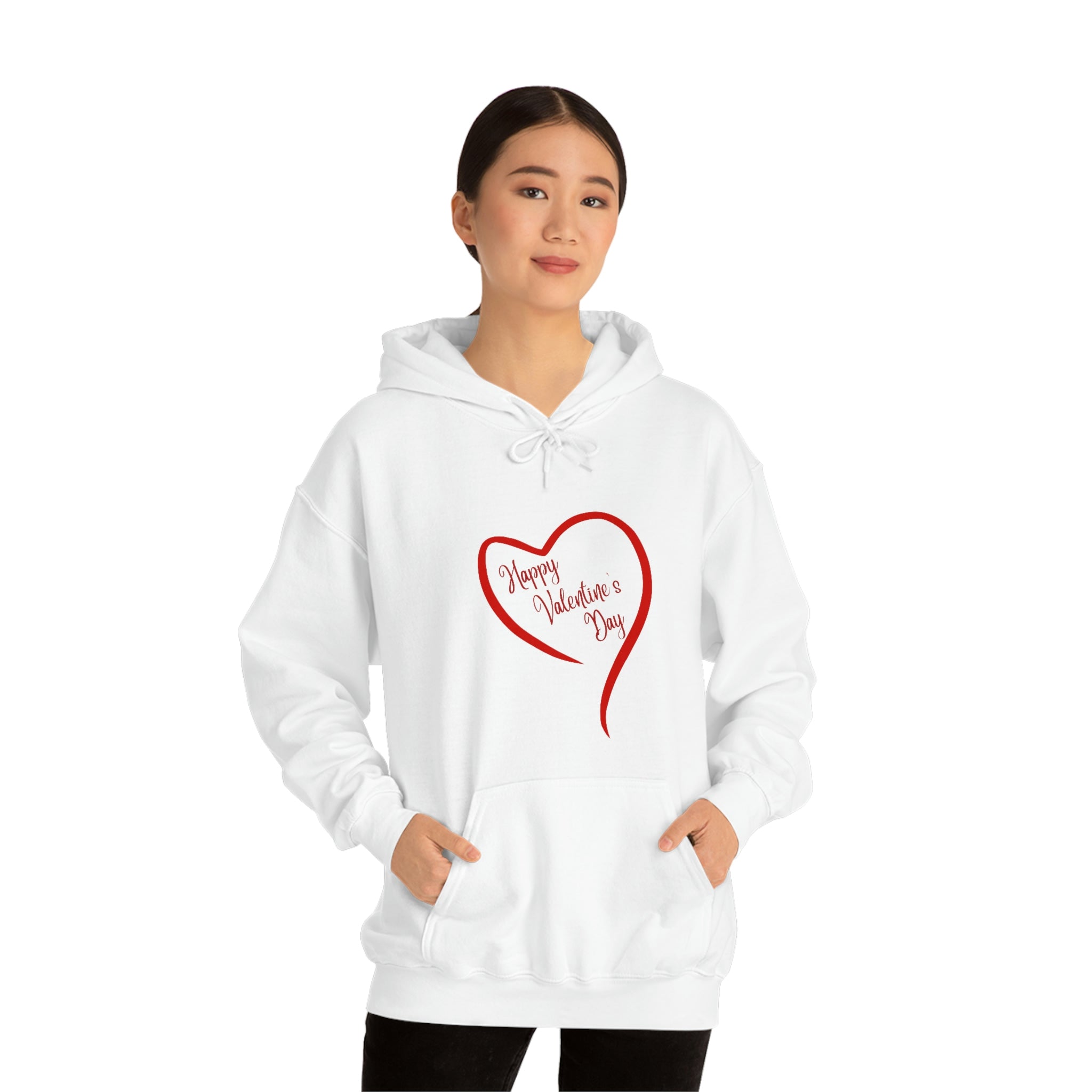 Happy Valentine's Day Unisex Heavy Blend™ Hooded Sweatshirt