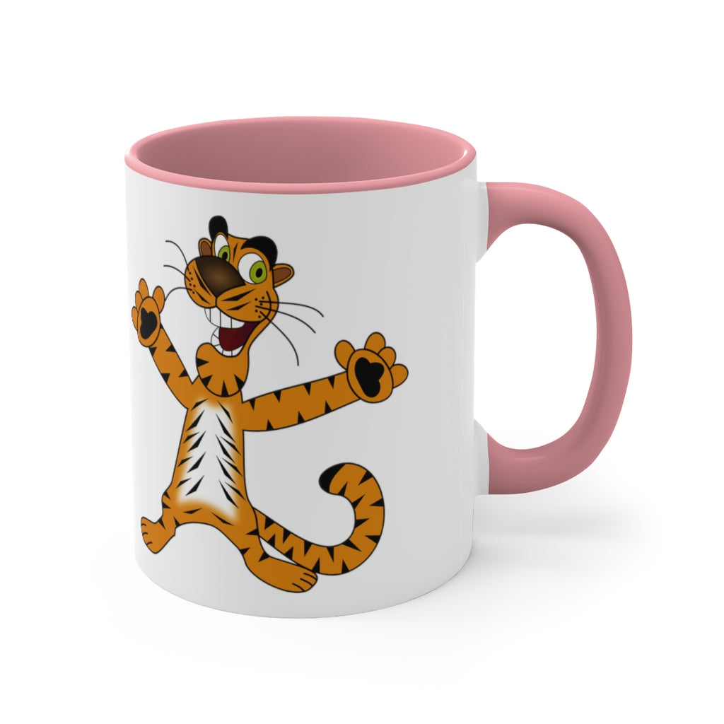 Tiger Accent Coffee Mug, 11oz