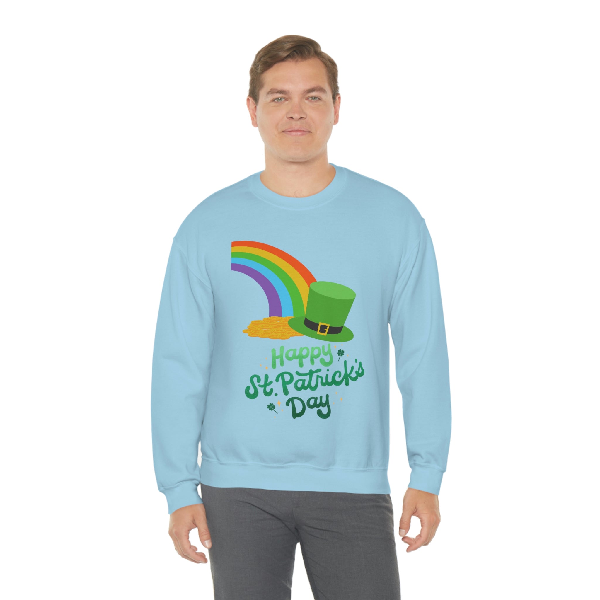 Happy Saint Patrick Day Unisex Heavy Blend™ Crewneck Sweatshirt