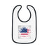 Old Glory Baby Contrast Trim Jersey Bib