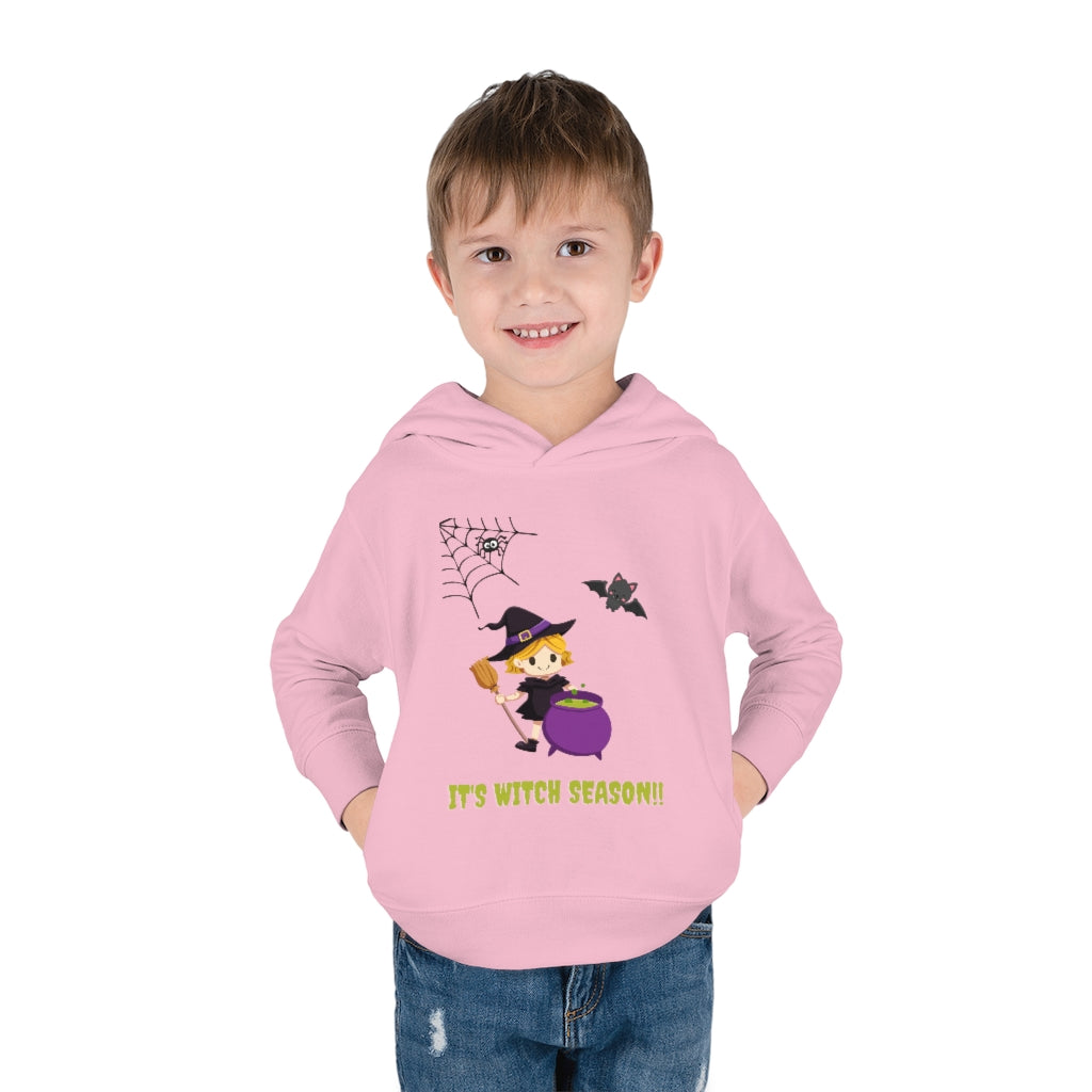 It's Witch Season Toddler Pullover Fleece Hoodie