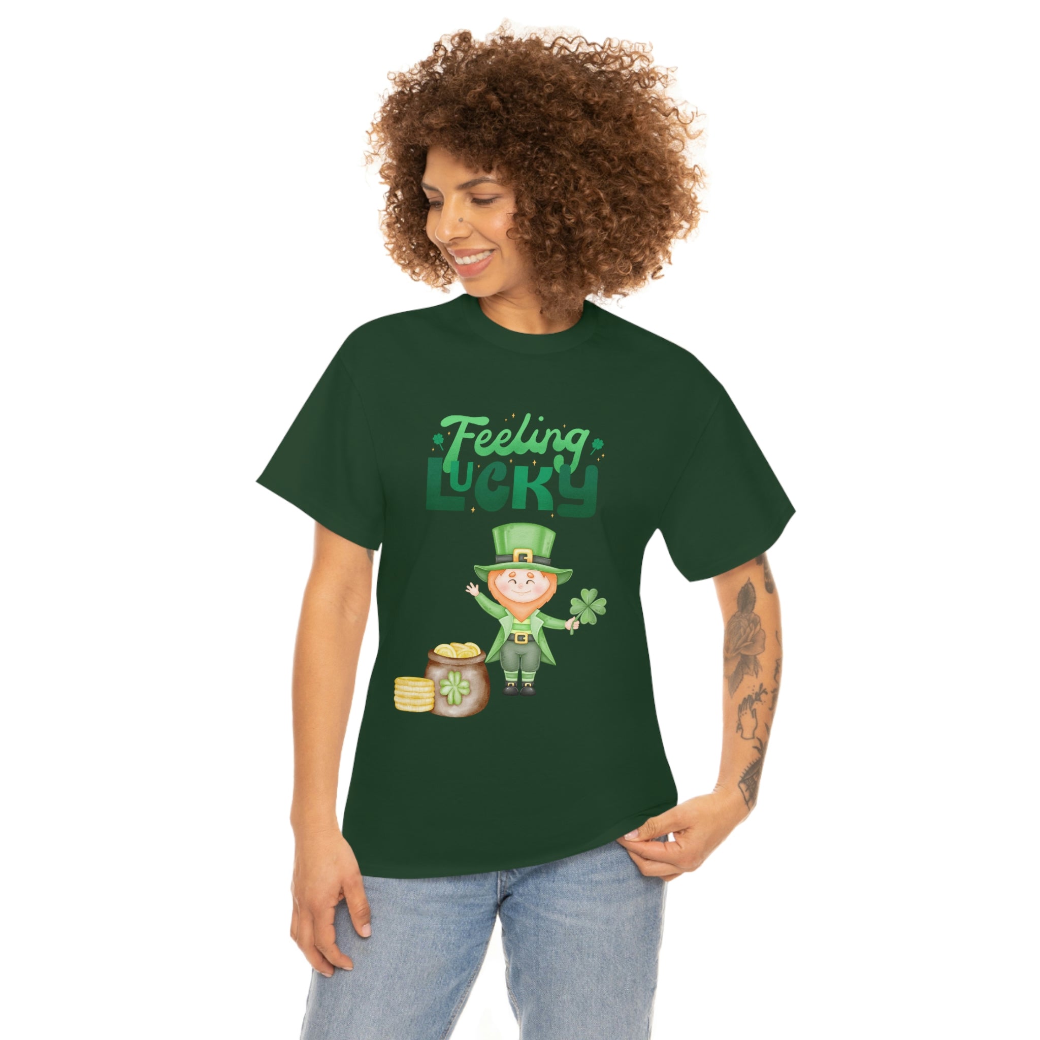 Feeling Lucky Unisex Heavy Cotton Tee