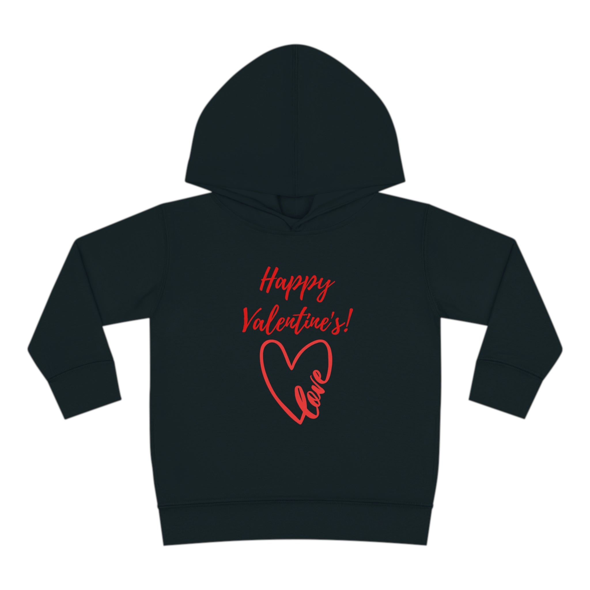 Happy Valentine's Love! Toddler Pullover Fleece Hoodie