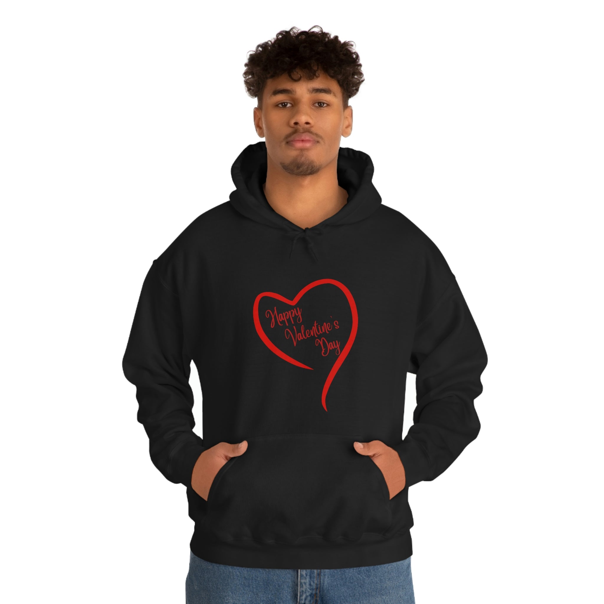 Happy Valentine's Day Unisex Heavy Blend™ Hooded Sweatshirt