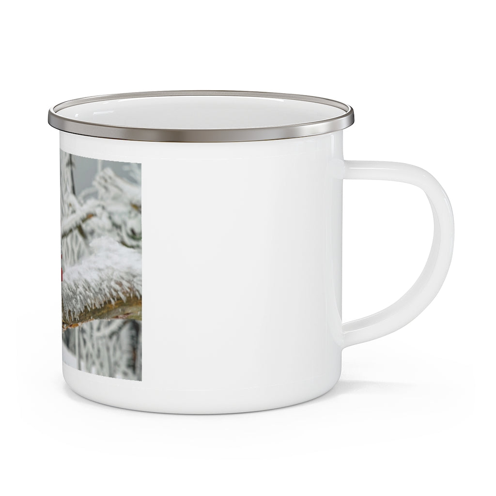 Merry Christmas Enamel Camping Mug