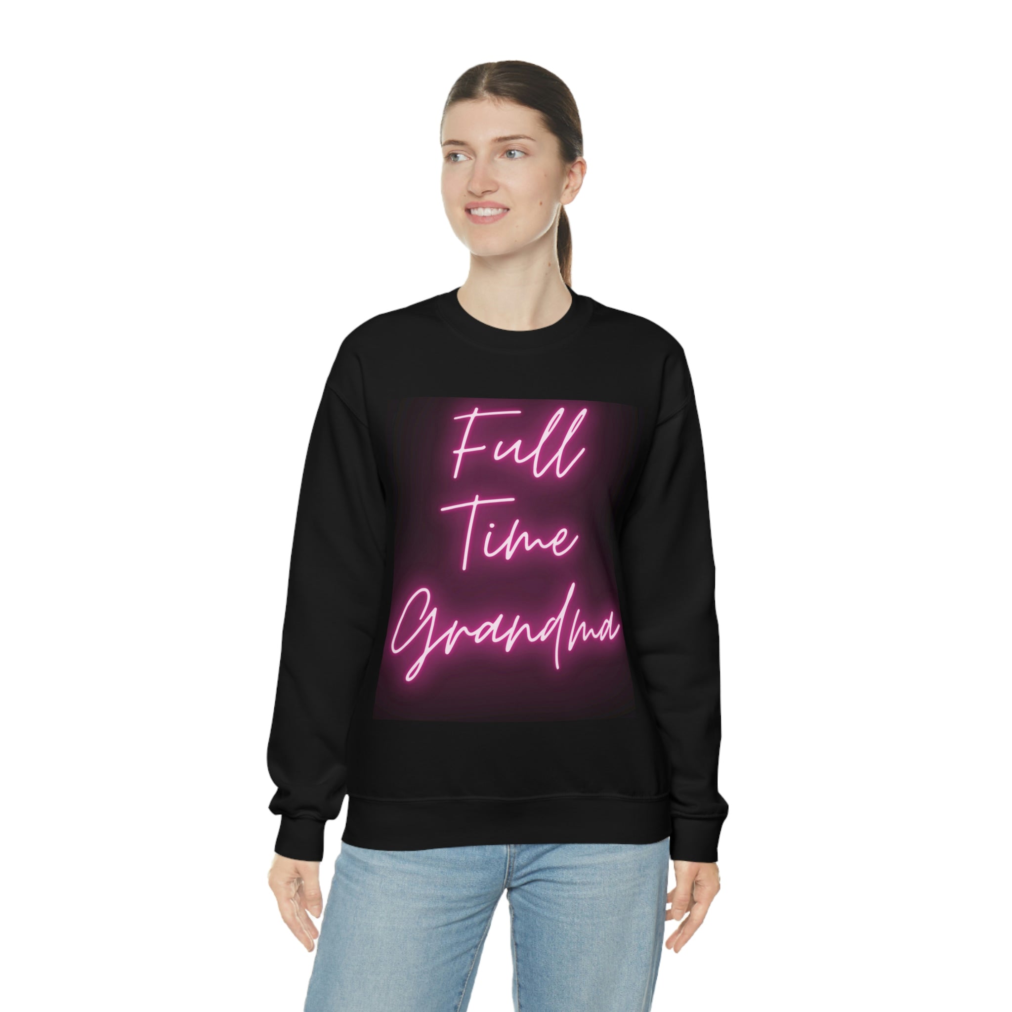 Full Time Grandma Unisex Heavy Blend™ Crewneck Sweatshirt