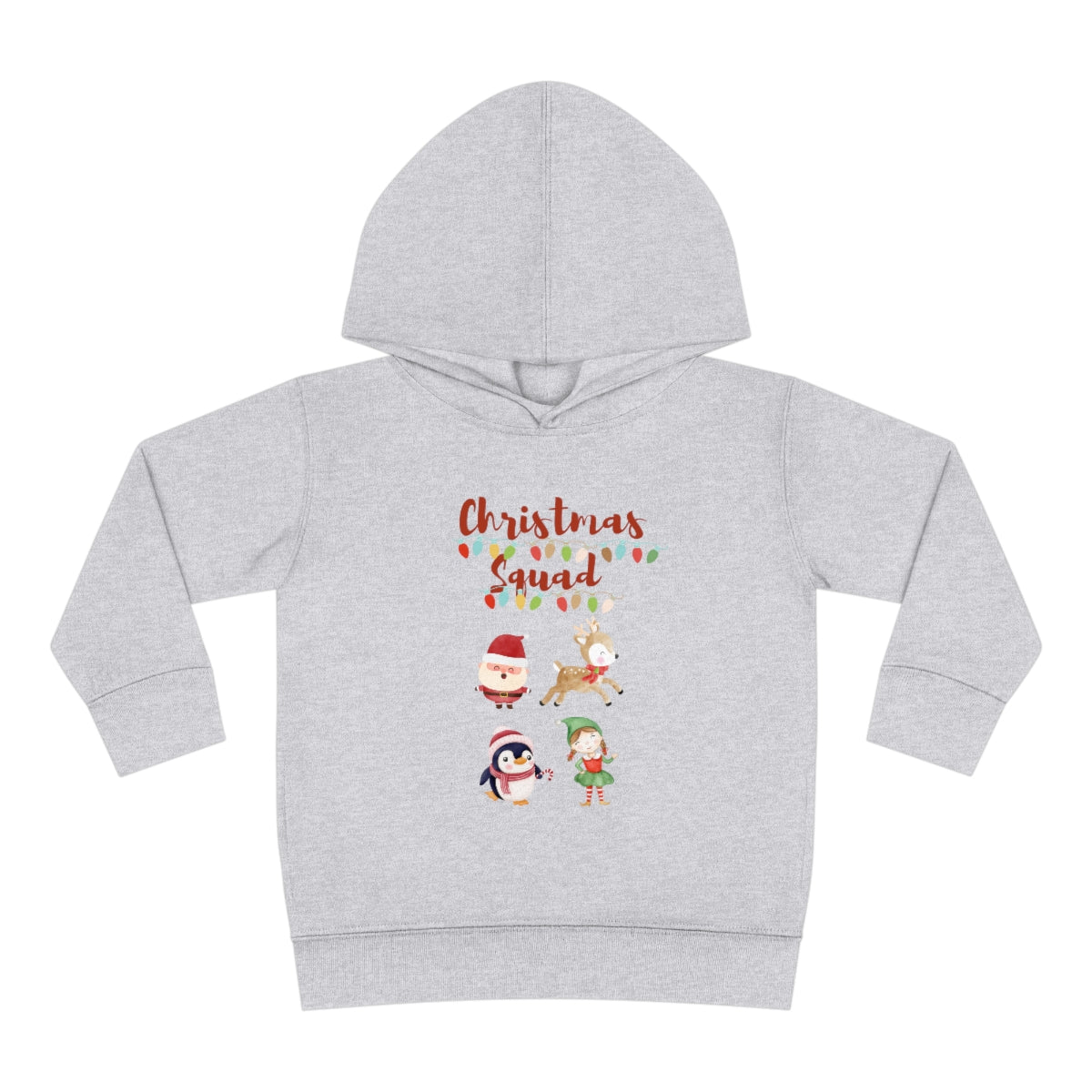 Christmas Squad Toddler Pullover Fleece Hoodie
