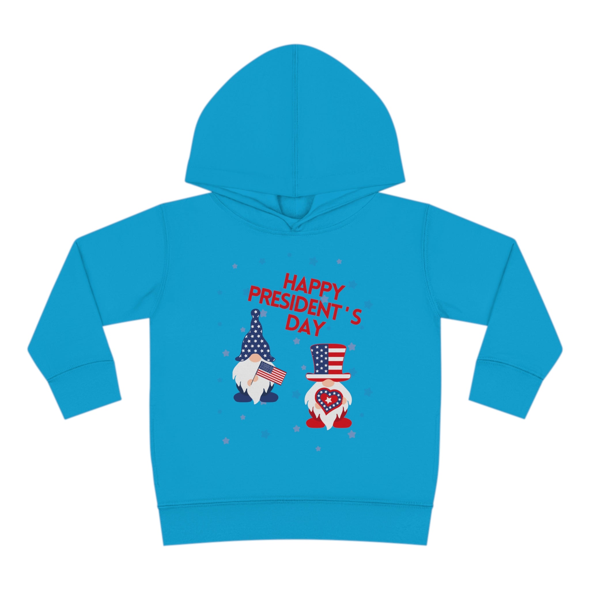 Happy President's Day Gnome Toddler Pullover Fleece Hoodie