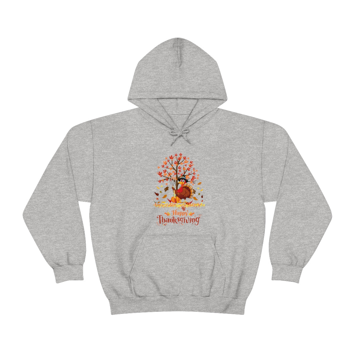 Happy Thanksgiving Turkey Pilgrim Unisex Heavy Blend™ Hooded Sweatshirt