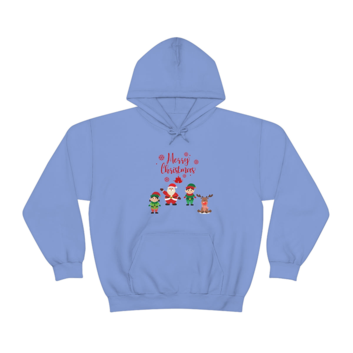 Merry Christmas From Santa & Helpers Unisex Heavy Blend™ Hooded Sweatshirt