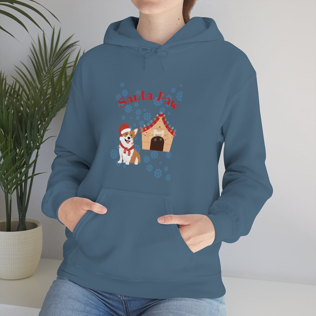 Santa Paw Unisex Heavy Blend™ Hooded Sweatshirt