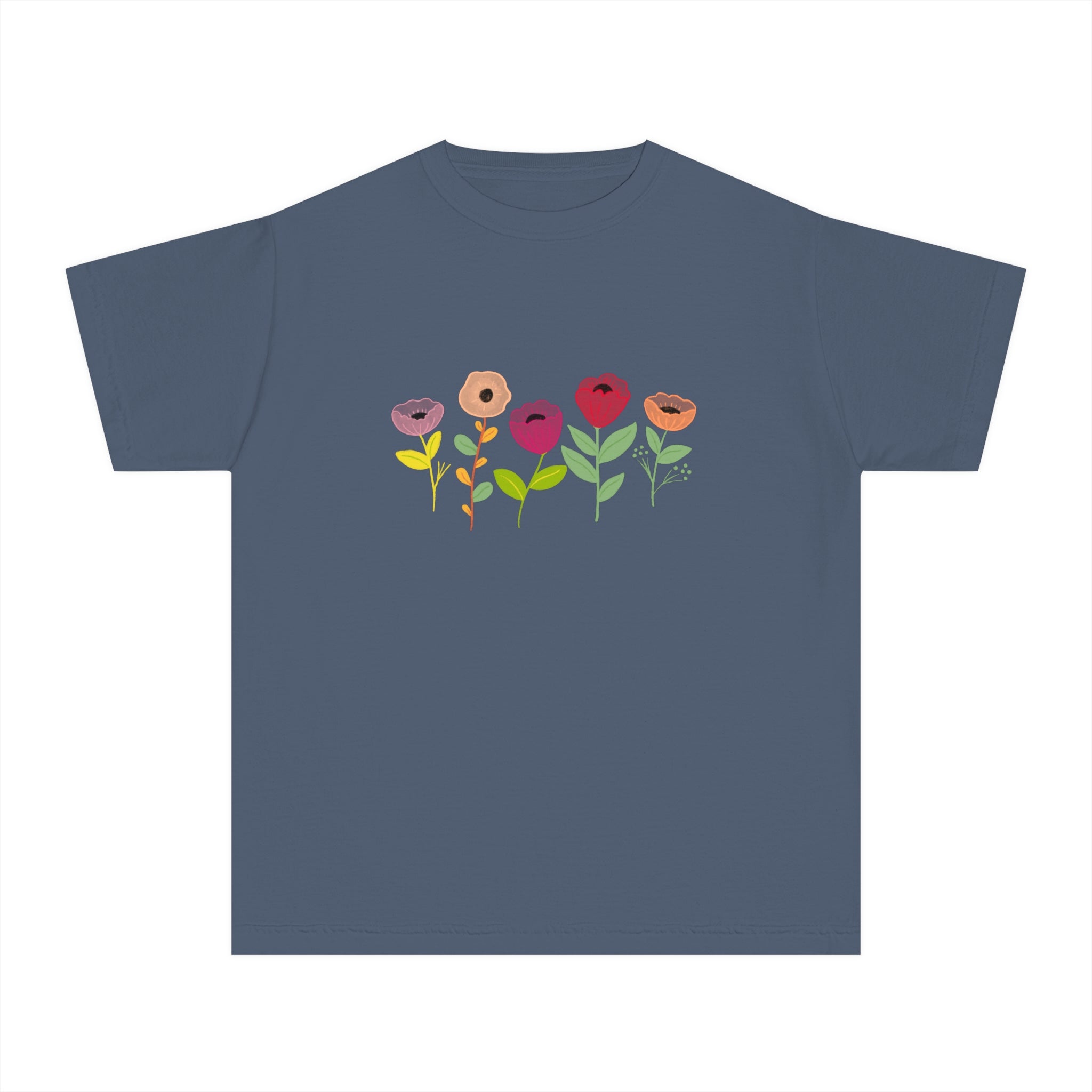 Spring Flowers Youth Midweight Tee