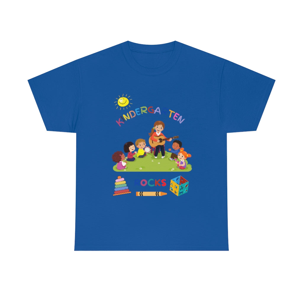 Kindergarten Rocks Unisex Heavy Cotton Tee