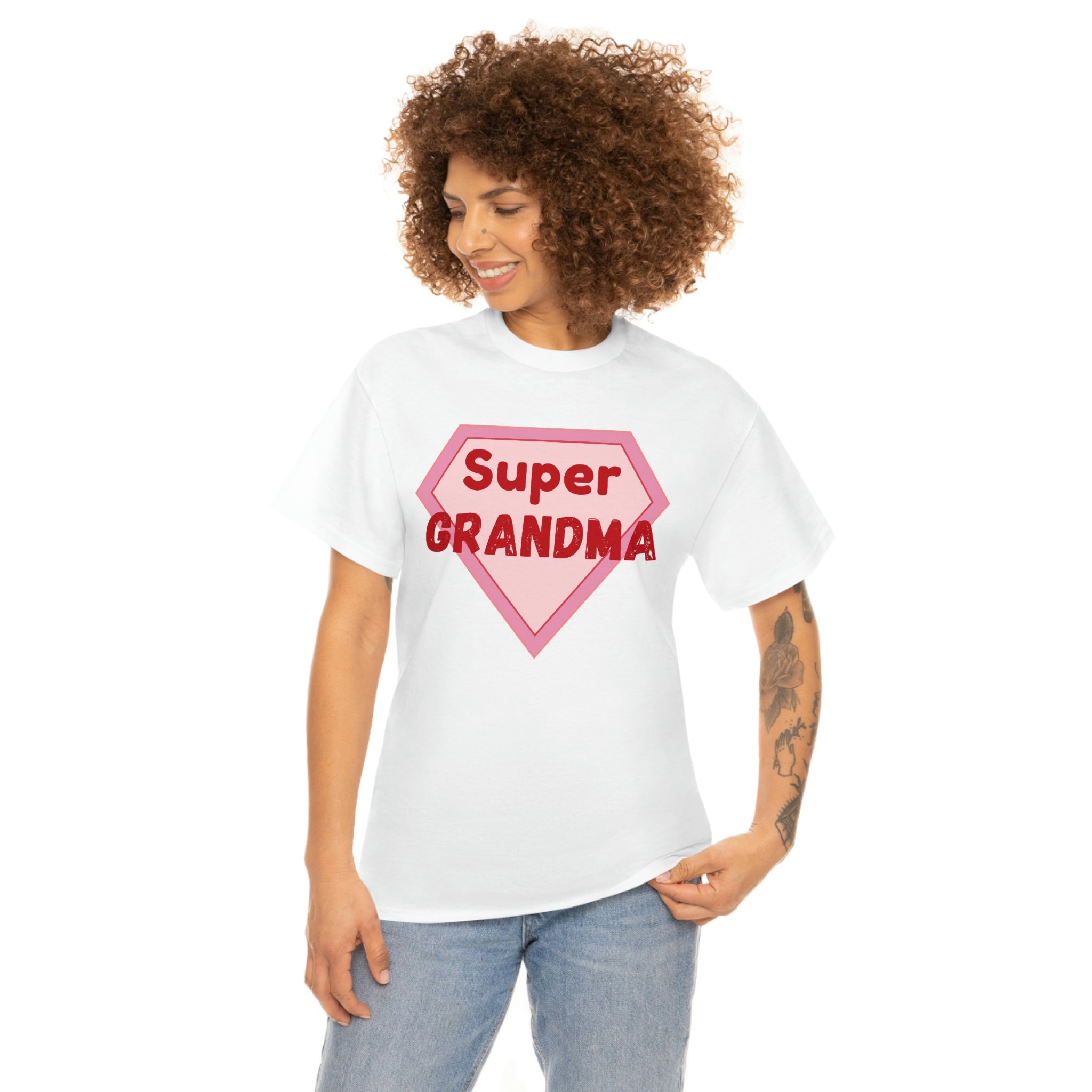 Super Grandma Unisex Heavy Cotton Tee