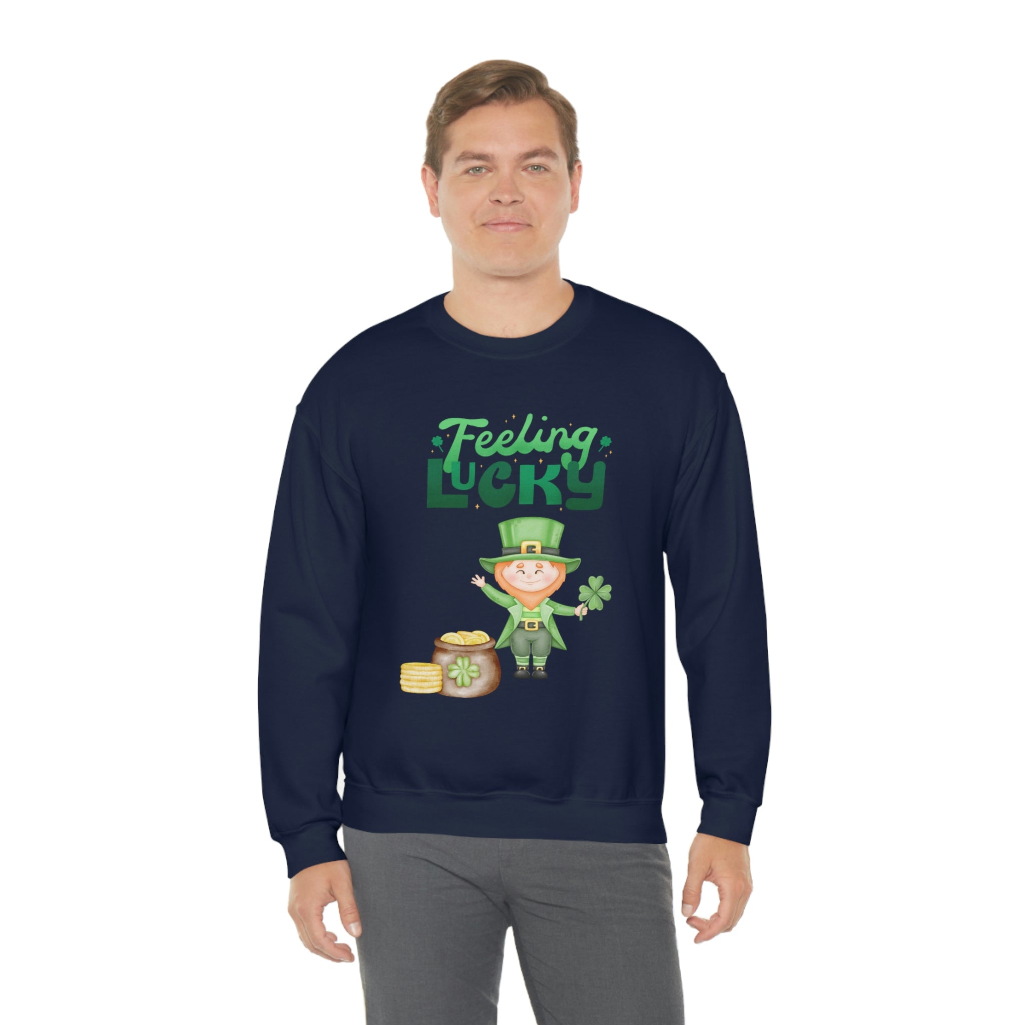 Feeling Lucky Unisex Heavy Blend™ Crewneck Sweatshirt